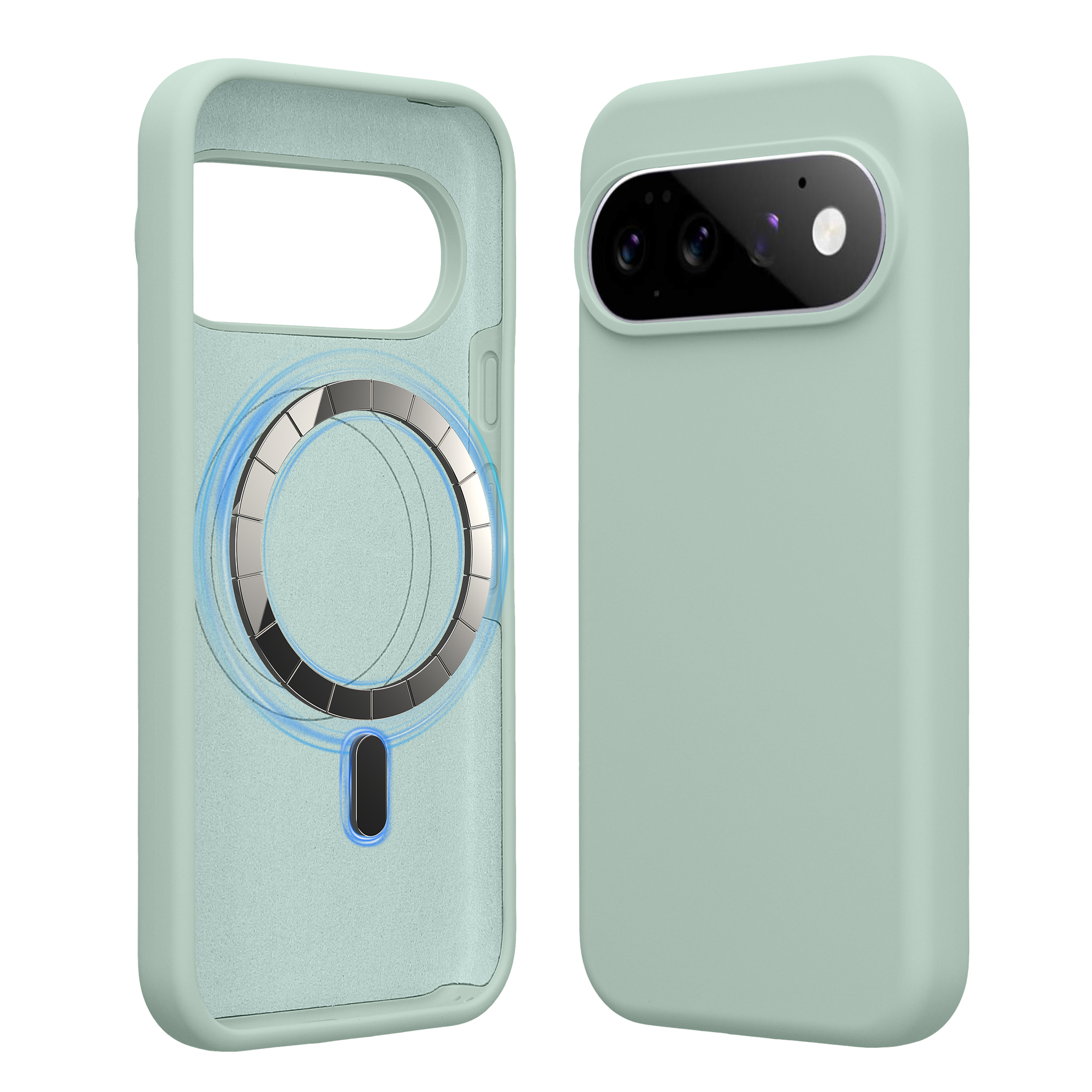 TPU silikonové pouzdro pro Google Pixel 11 / Pixel 11 Pro kwmobile MagSafe - světle mátová