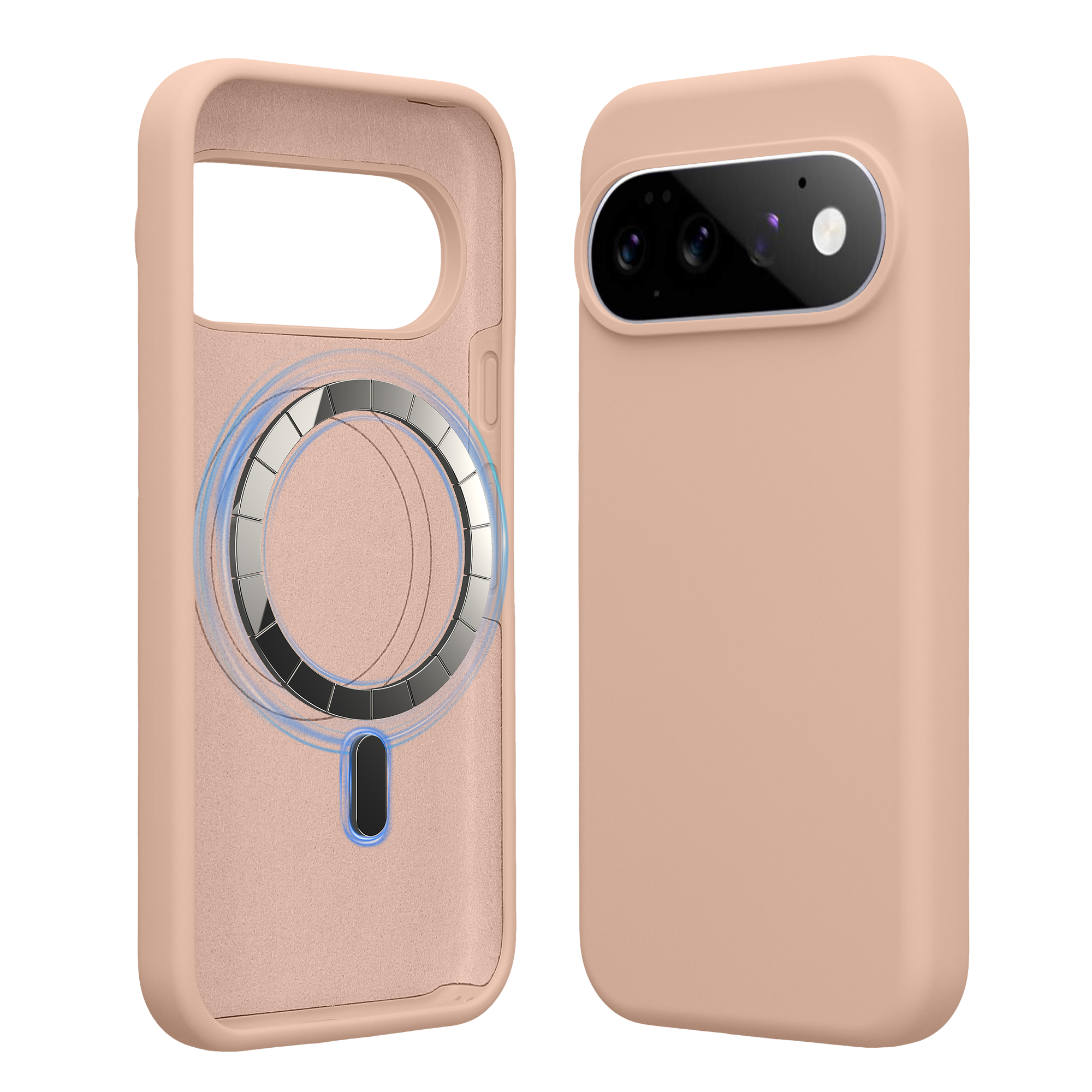 TPU silikonové pouzdro pro Google Pixel 11 / Pixel 11 Pro kwmobile MagSafe - starorůžová