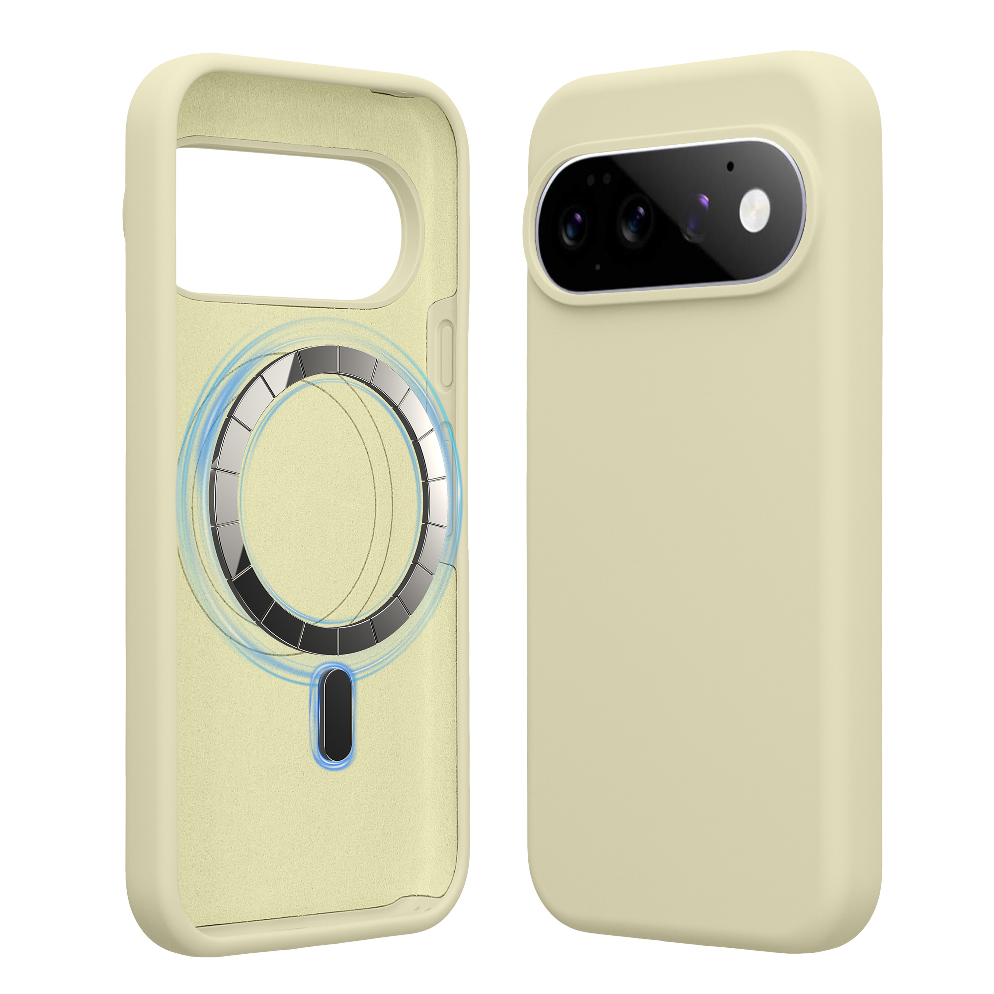 TPU silikonové pouzdro pro Google Pixel 11 / Pixel 11 Pro kwmobile MagSafe - pistáciová zelená