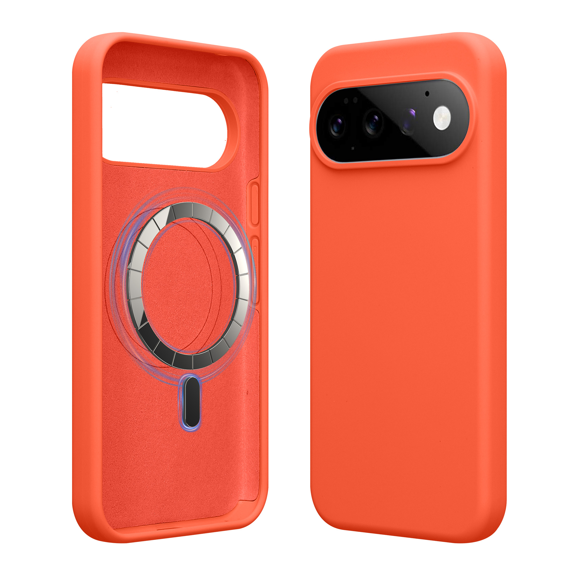 TPU silikonové pouzdro pro Google Pixel 11 Pro XL kwmobile MagSafe - neonově korálová
