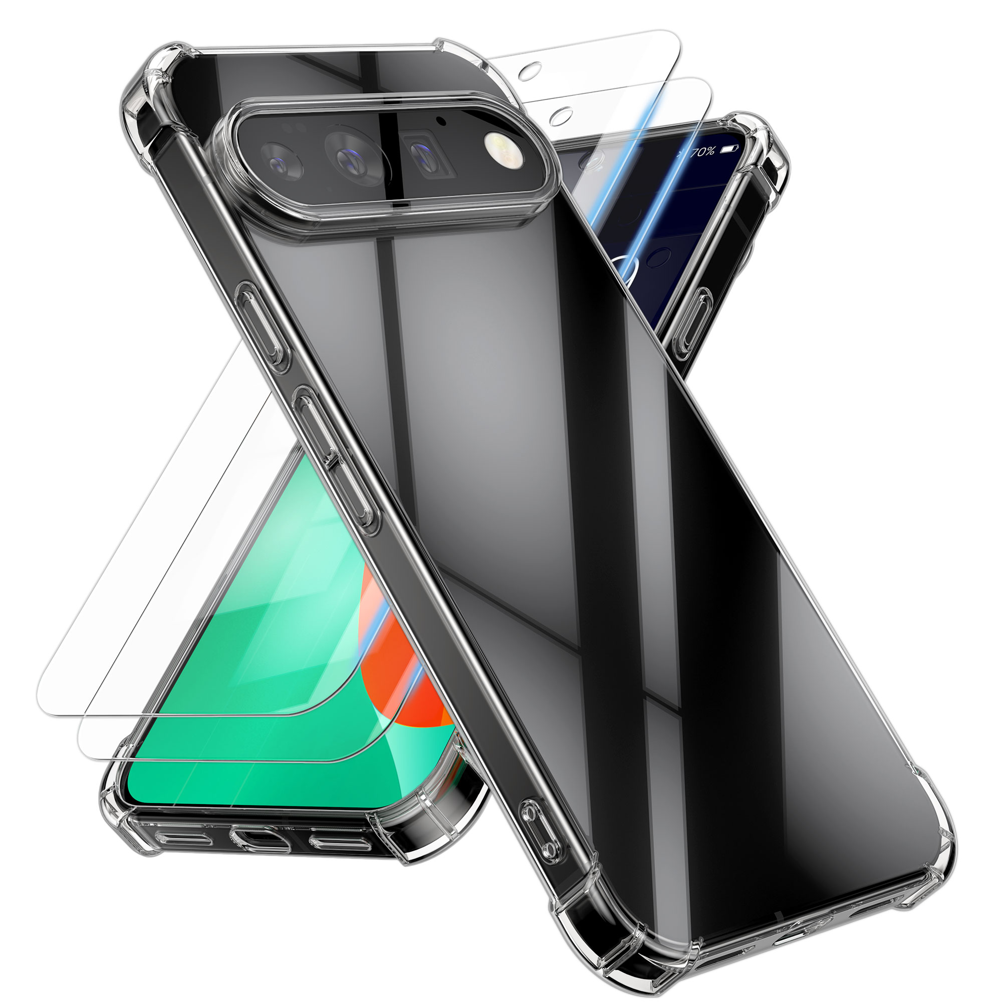 Čiré pouzdro pro Google Pixel 11 Pro XL kwmobile - transparentní