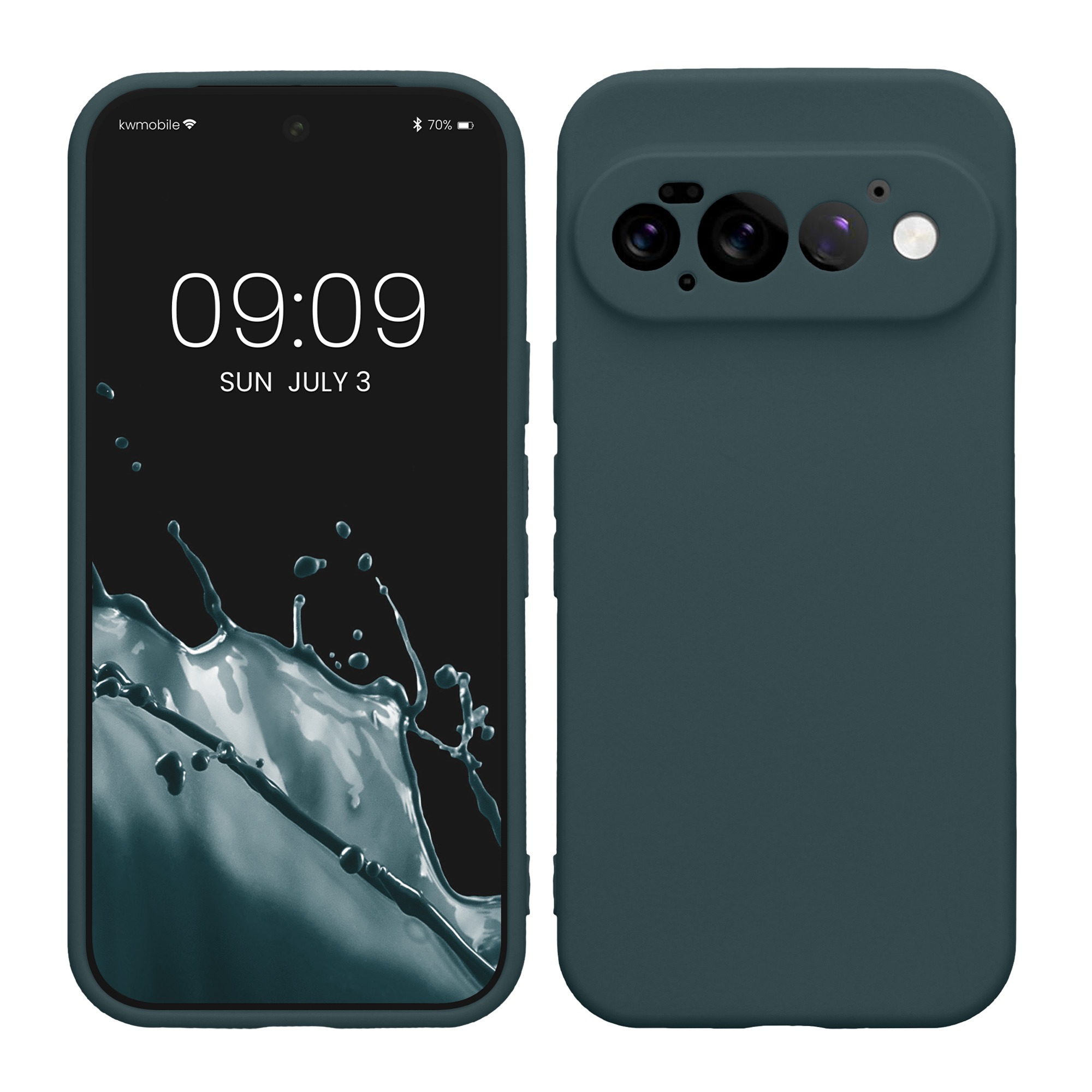 Pouzdro pro Google Pixel 11 Pro kwmobile tenké TPU - tmavá antracitová