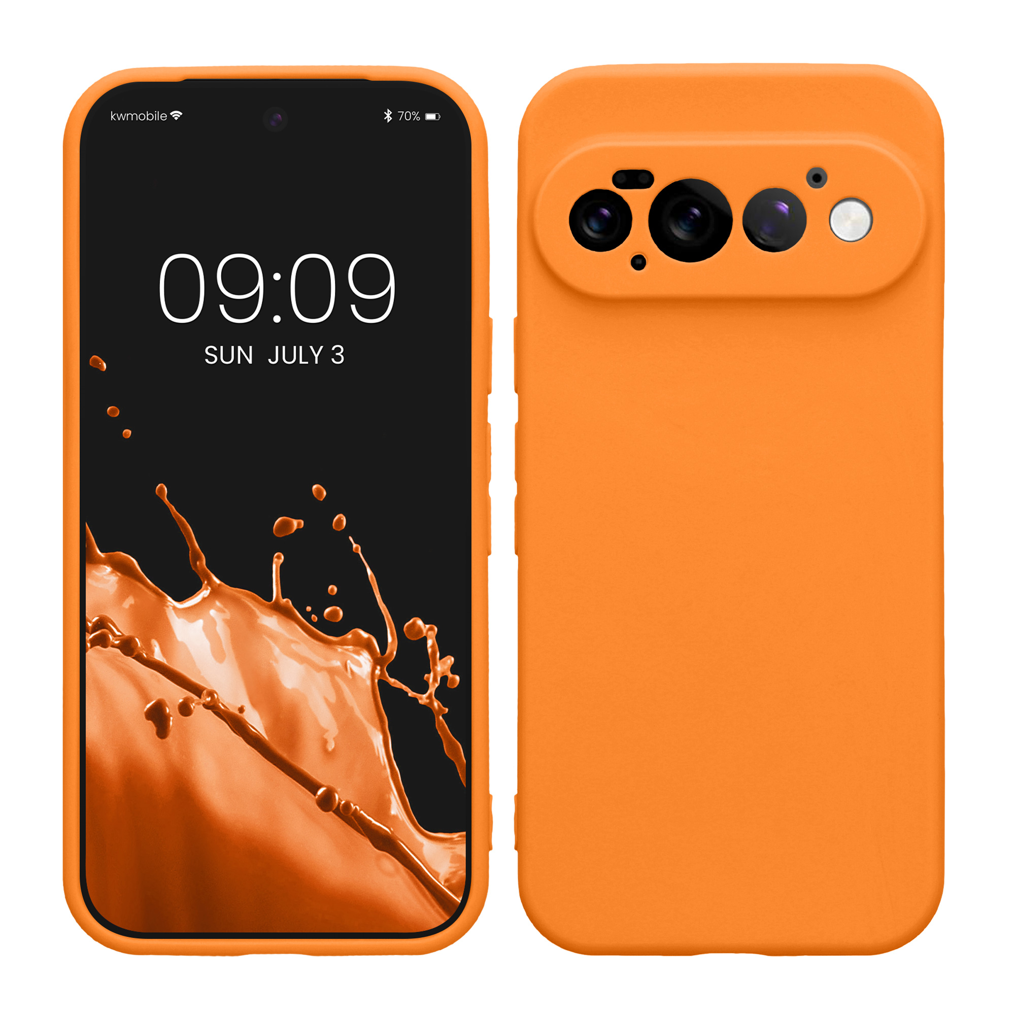 Pouzdro pro Google Pixel 11 Pro kwmobile tenké TPU - ovocná oranžová