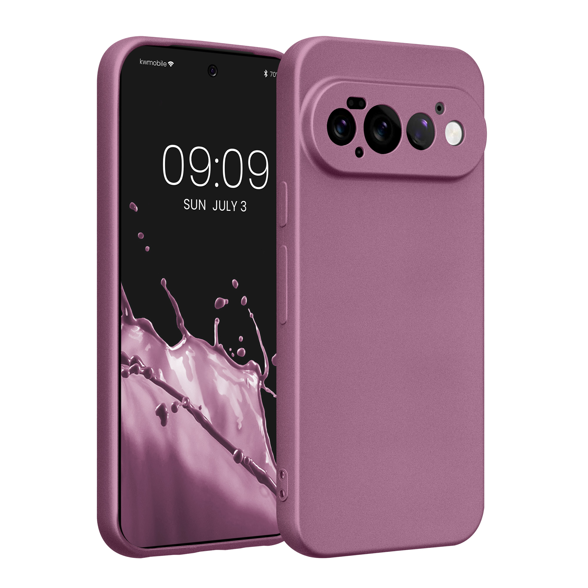 Pouzdro pro Google Pixel 11 Pro kwmobile metalické TPU - metalická levandulová
