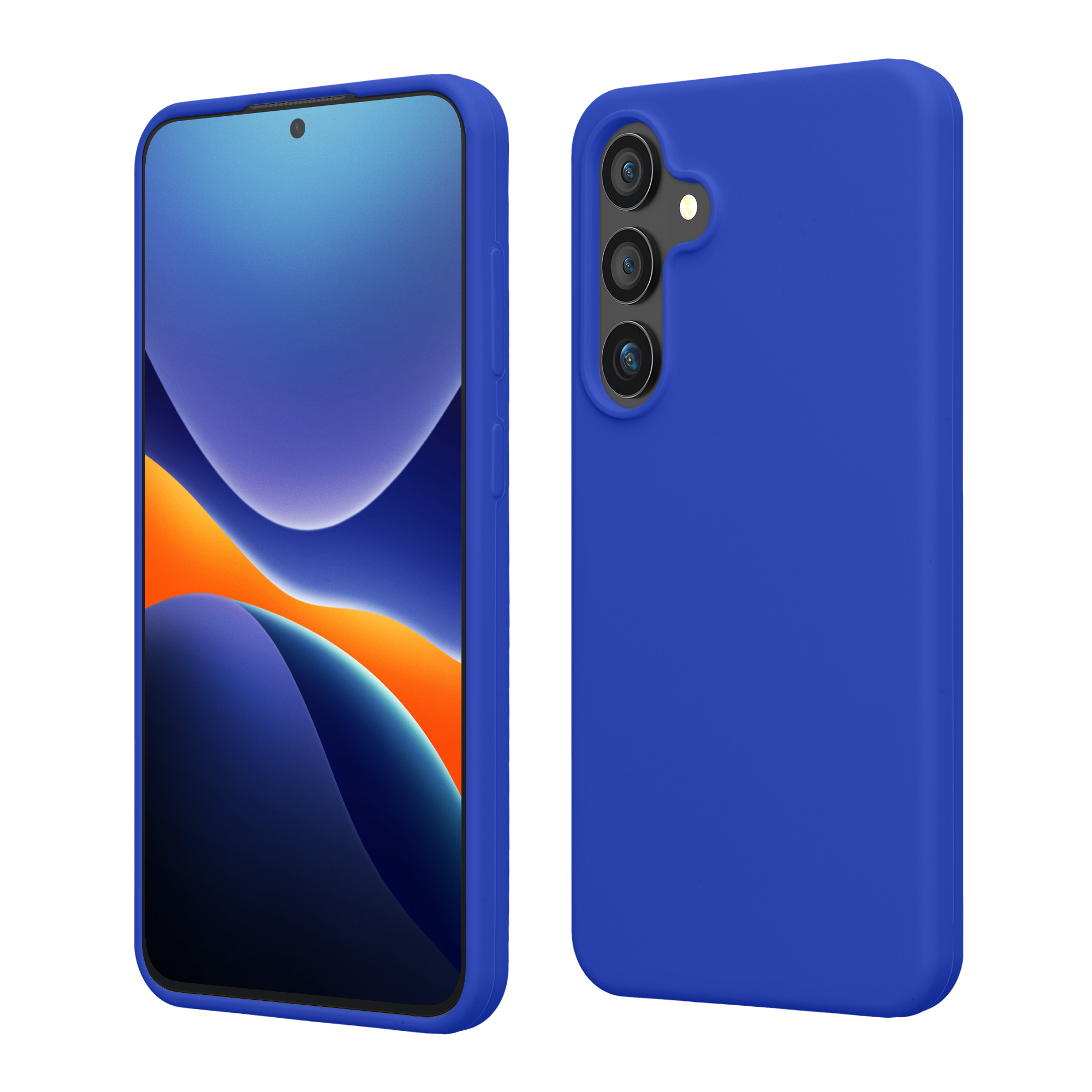 Silikonový kryt na mobil Galaxy S24 kwmobile baltská modrá