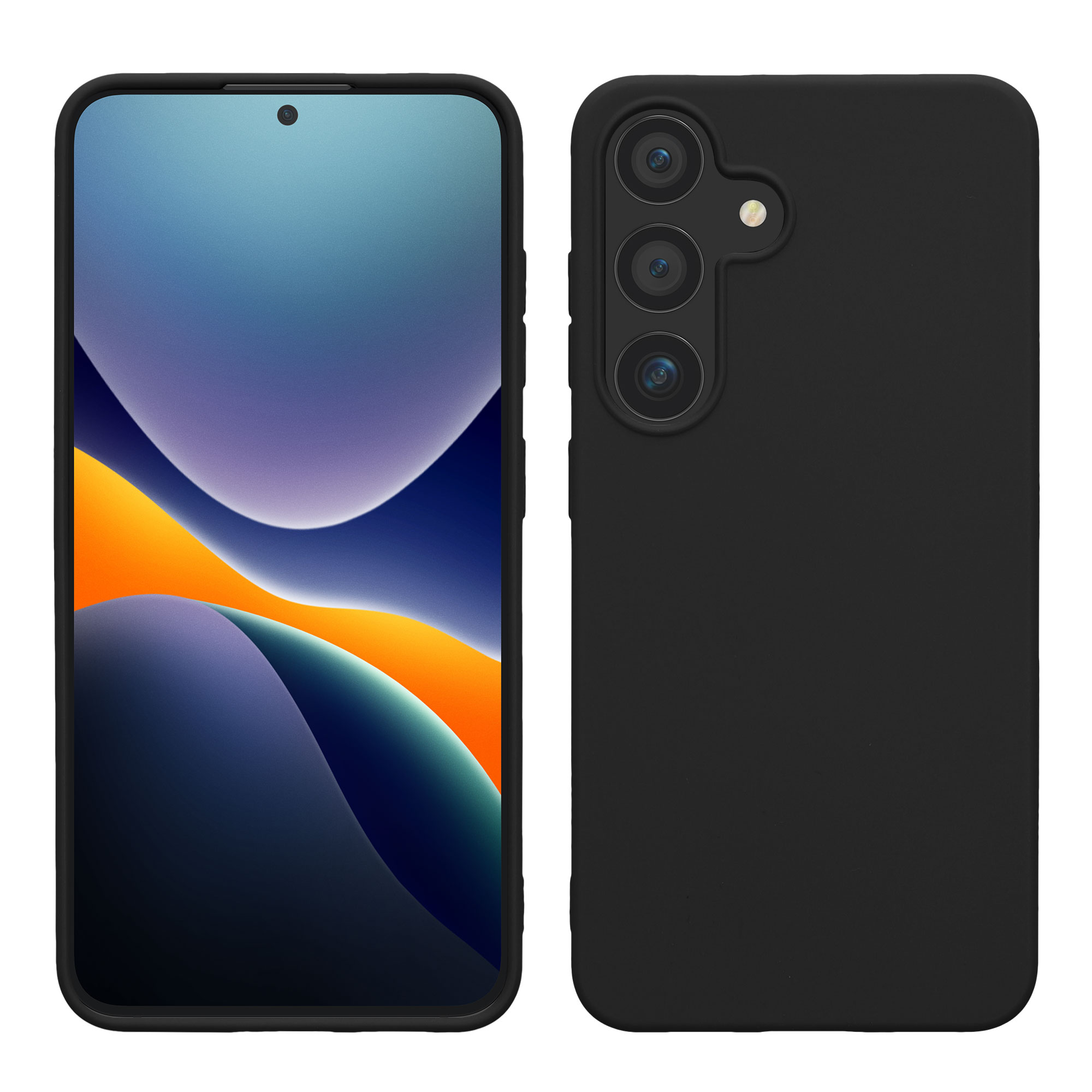 Silikonový kryt na mobil Galaxy S24 kwmobile černá