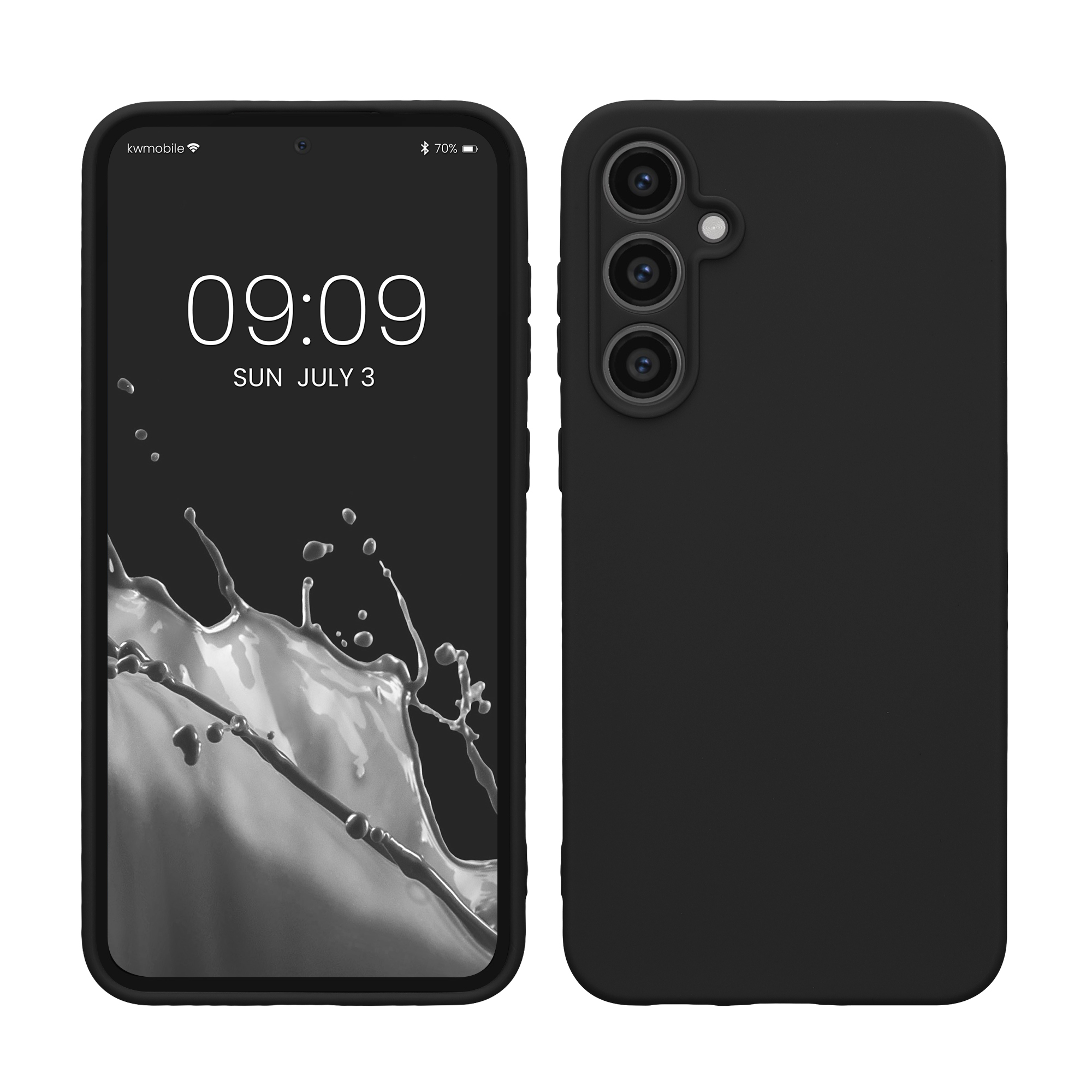 Silikonový kryt na mobil Galaxy S23 FE kwmobile černá