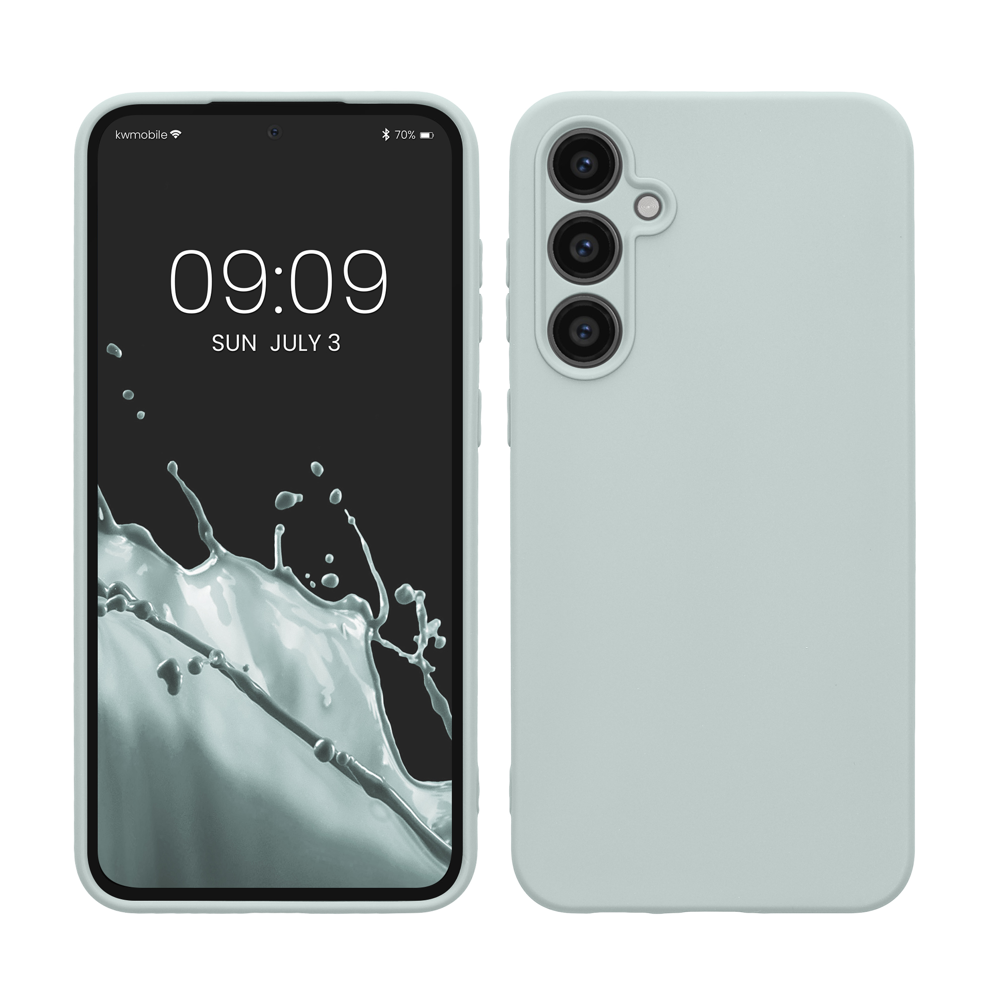 Silikonový kryt na mobil Galaxy S23 FE kwmobile mátová Cool Mint