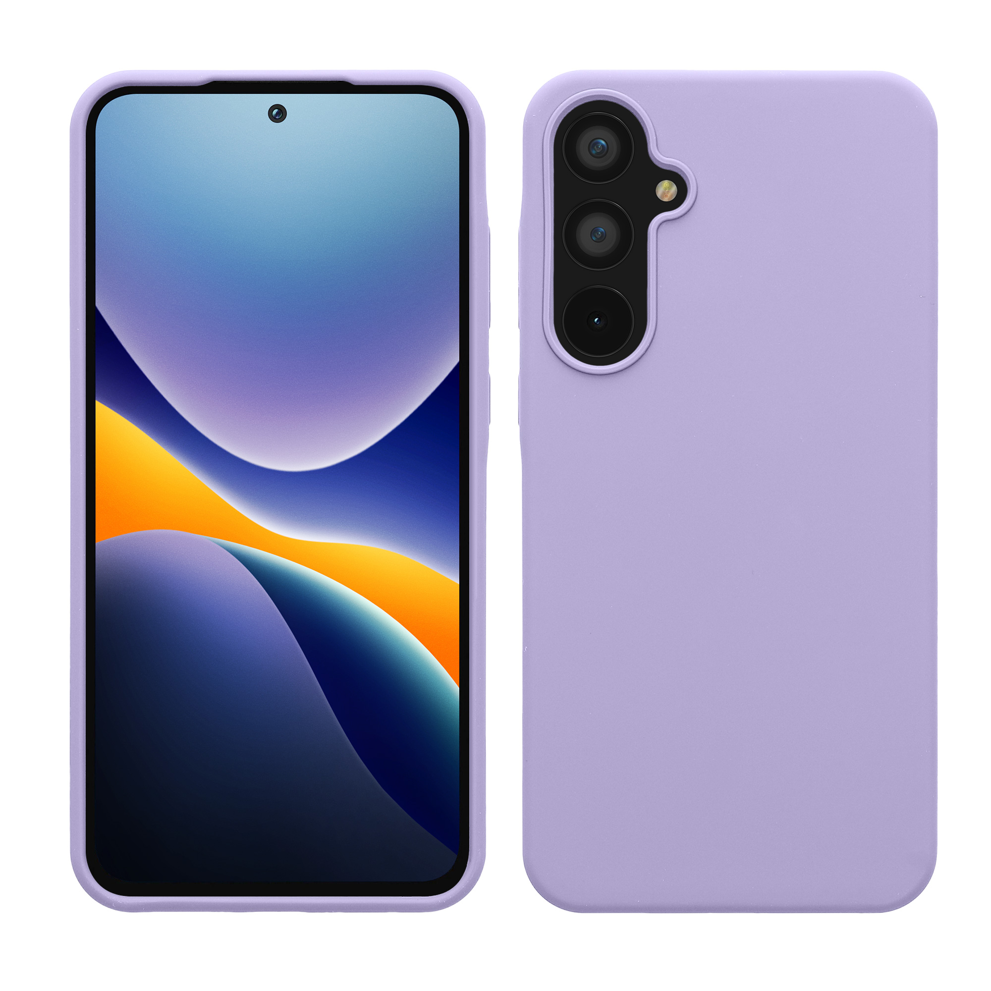 Kryt na mobil Samsung Galaxy A55 5G kwmobile TPU Levandulová