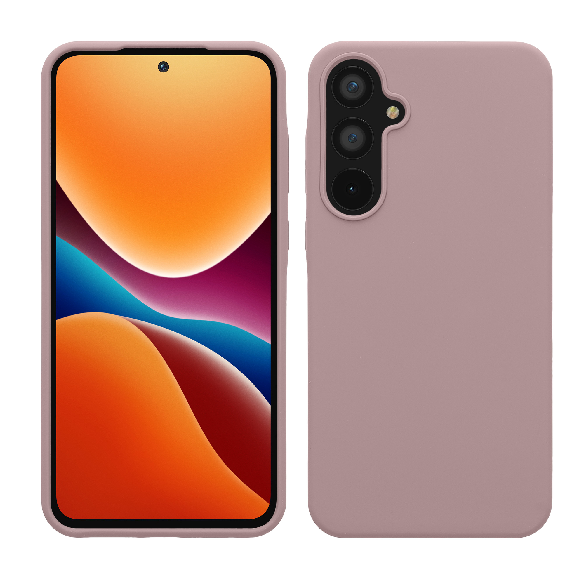 Kryt na mobil Samsung Galaxy A55 5G kwmobile TPU Nahá lila
