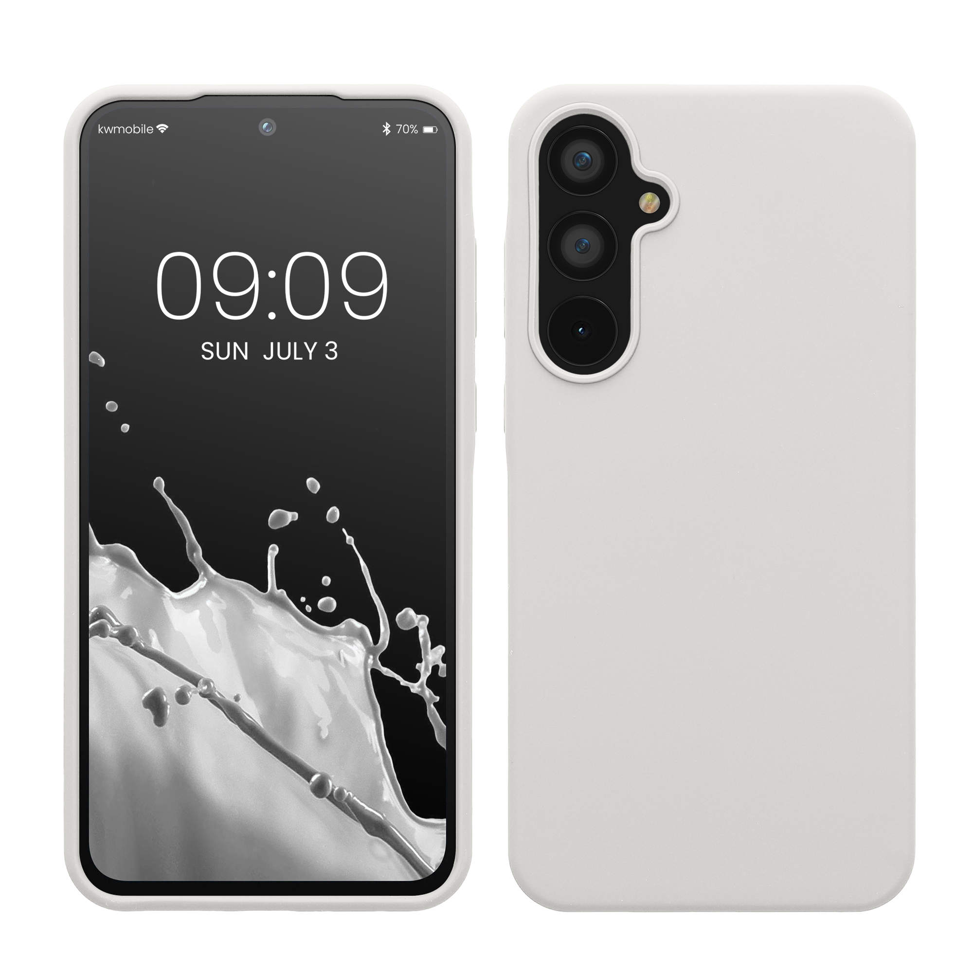 Kryt na mobil Samsung Galaxy A55 5G kwmobile TPU Matná bílá