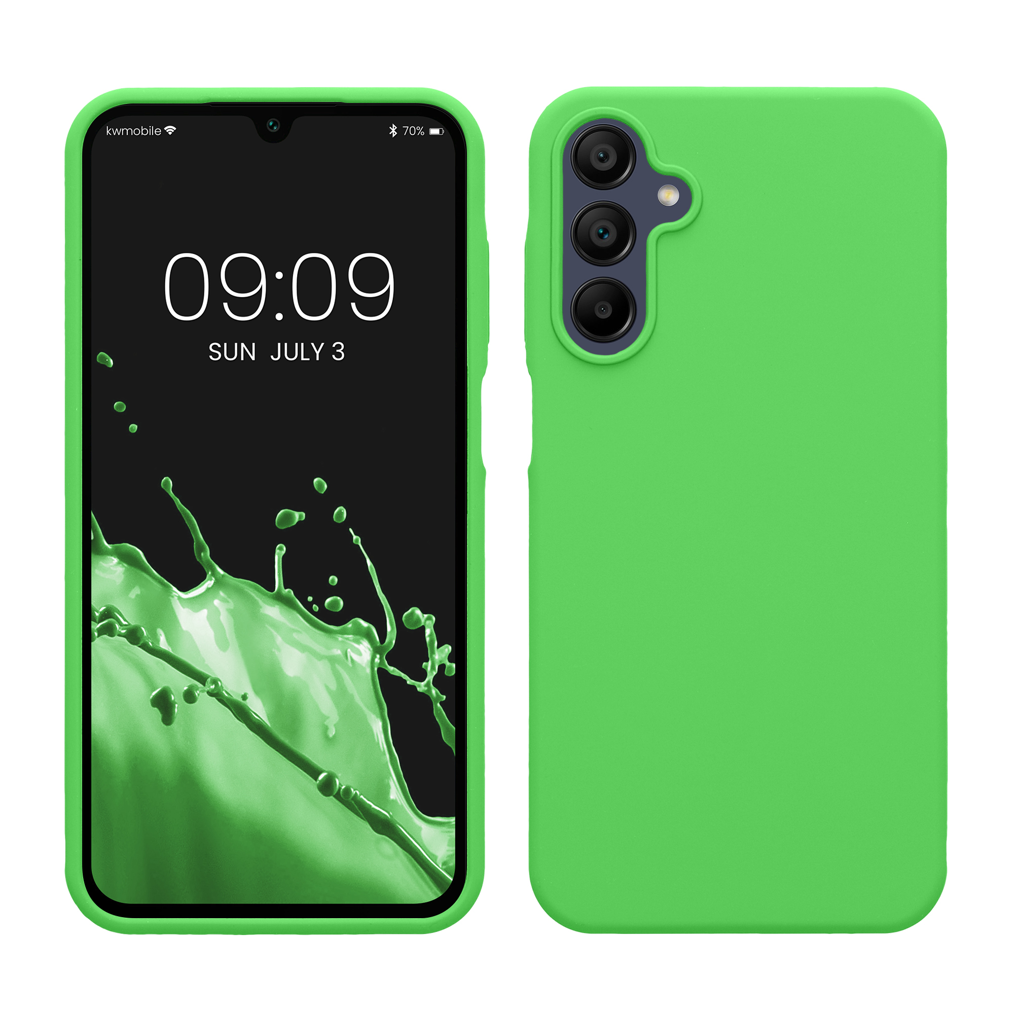 Kryt na mobil Samsung Galaxy A15 5G kwmobile TPU Limetková zelená