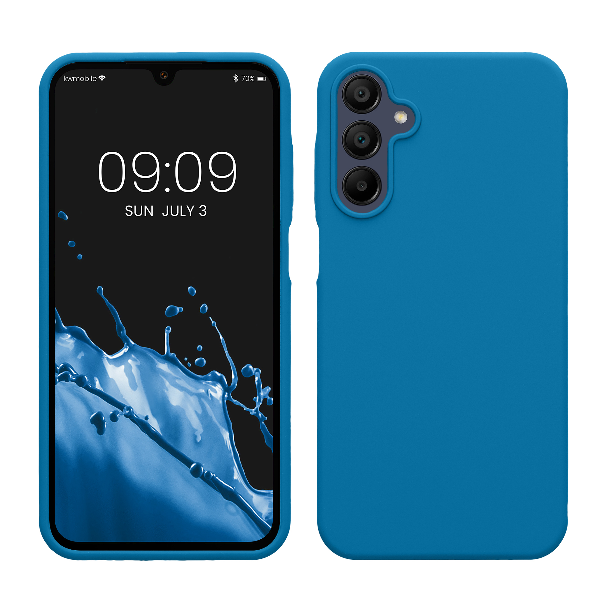 Kryt na mobil Samsung Galaxy A15 5G kwmobile TPU Karibská modrá