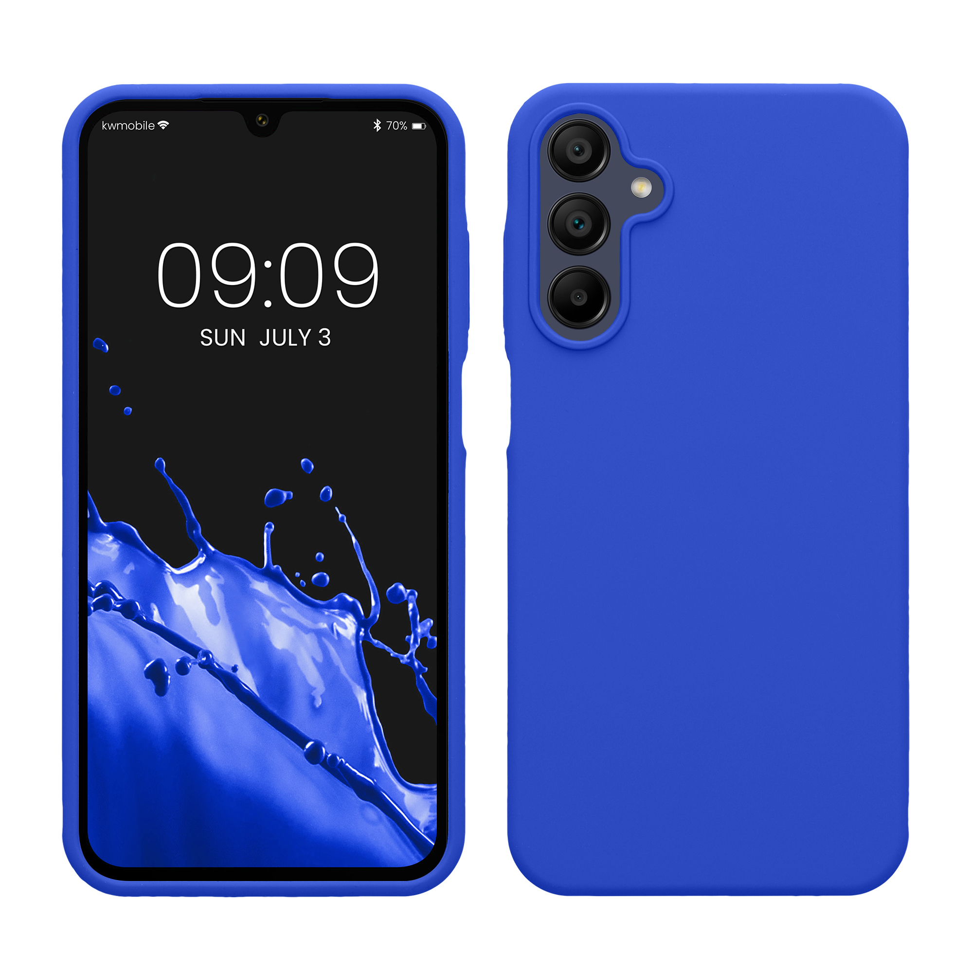 Kryt na mobil Samsung Galaxy A15 5G kwmobile TPU Baltická modrá
