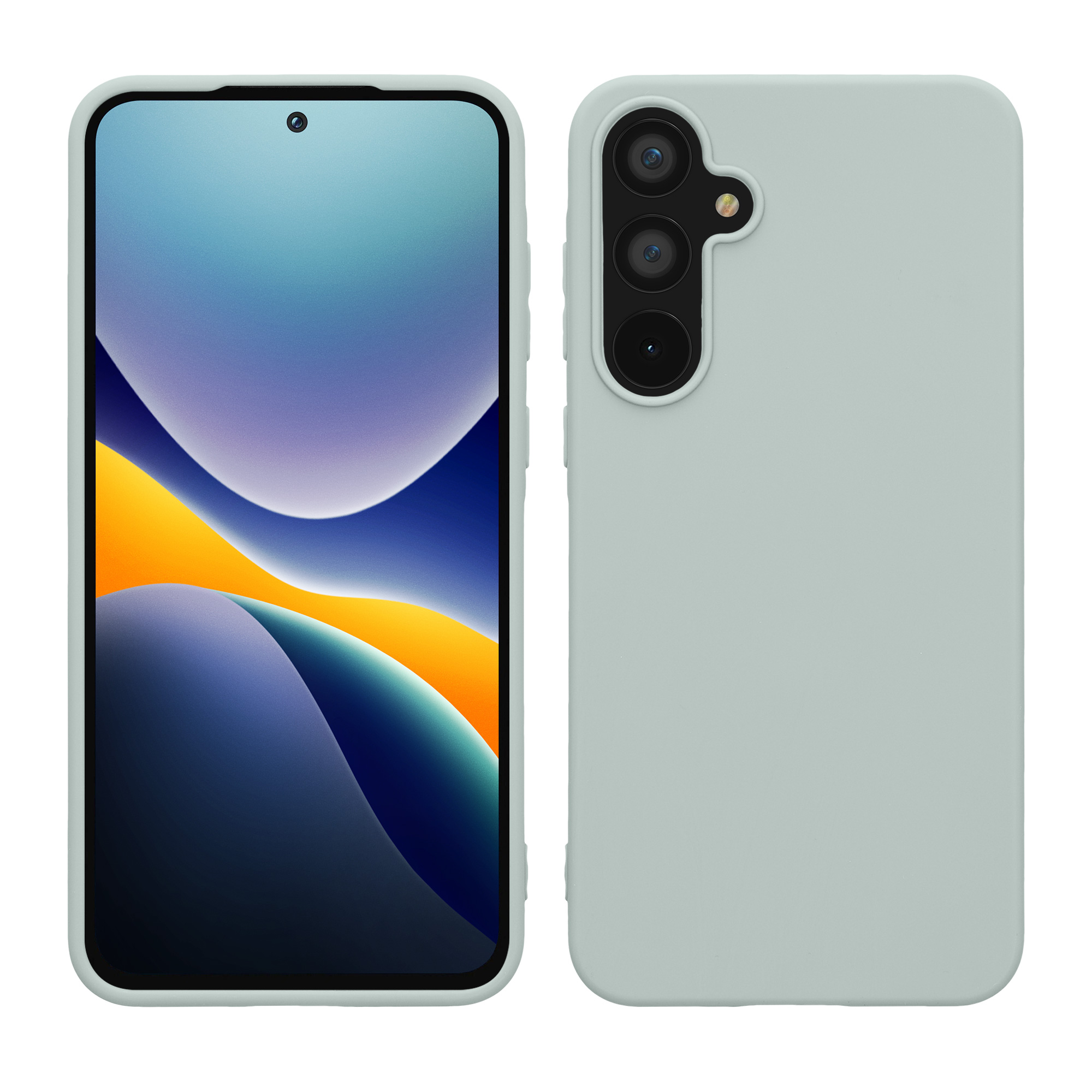 Kryt na mobil Samsung Galaxy A55 5G kwmobile TPU Chladná mátová