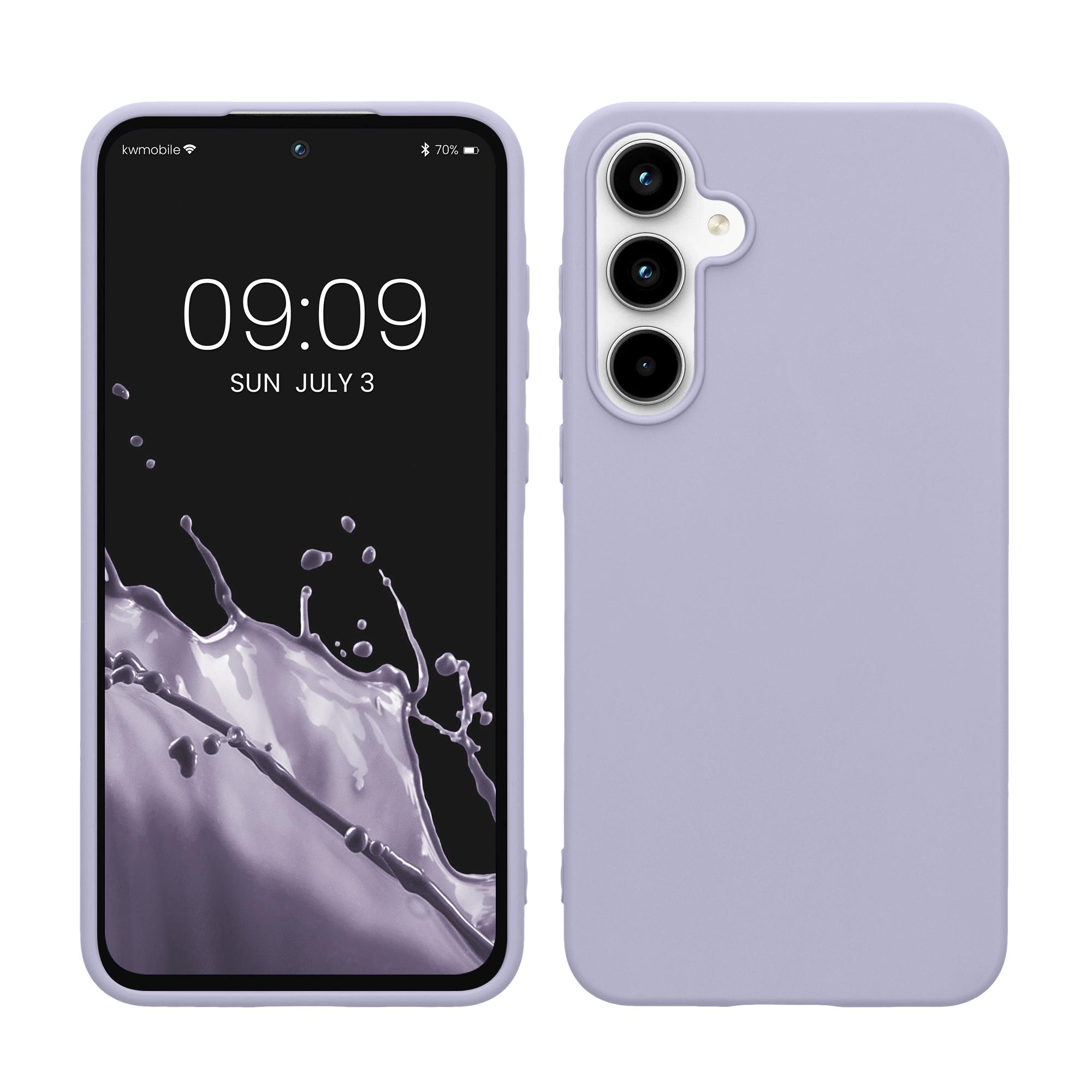 Kryt na mobil Samsung Galaxy A55 5G kwmobile TPU Světlá levandule