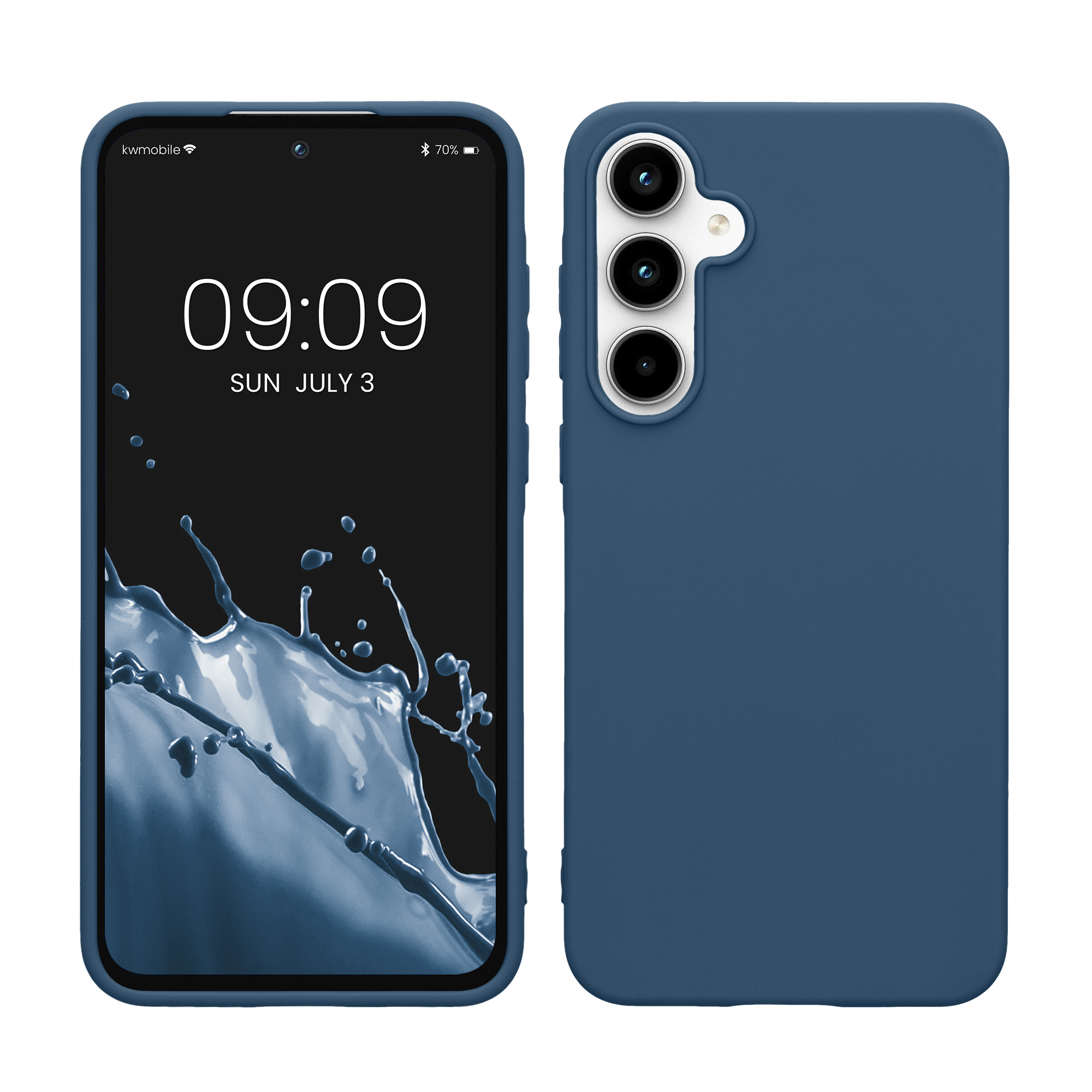 Kryt na mobil Samsung Galaxy A55 5G kwmobile TPU Námořnická modrá