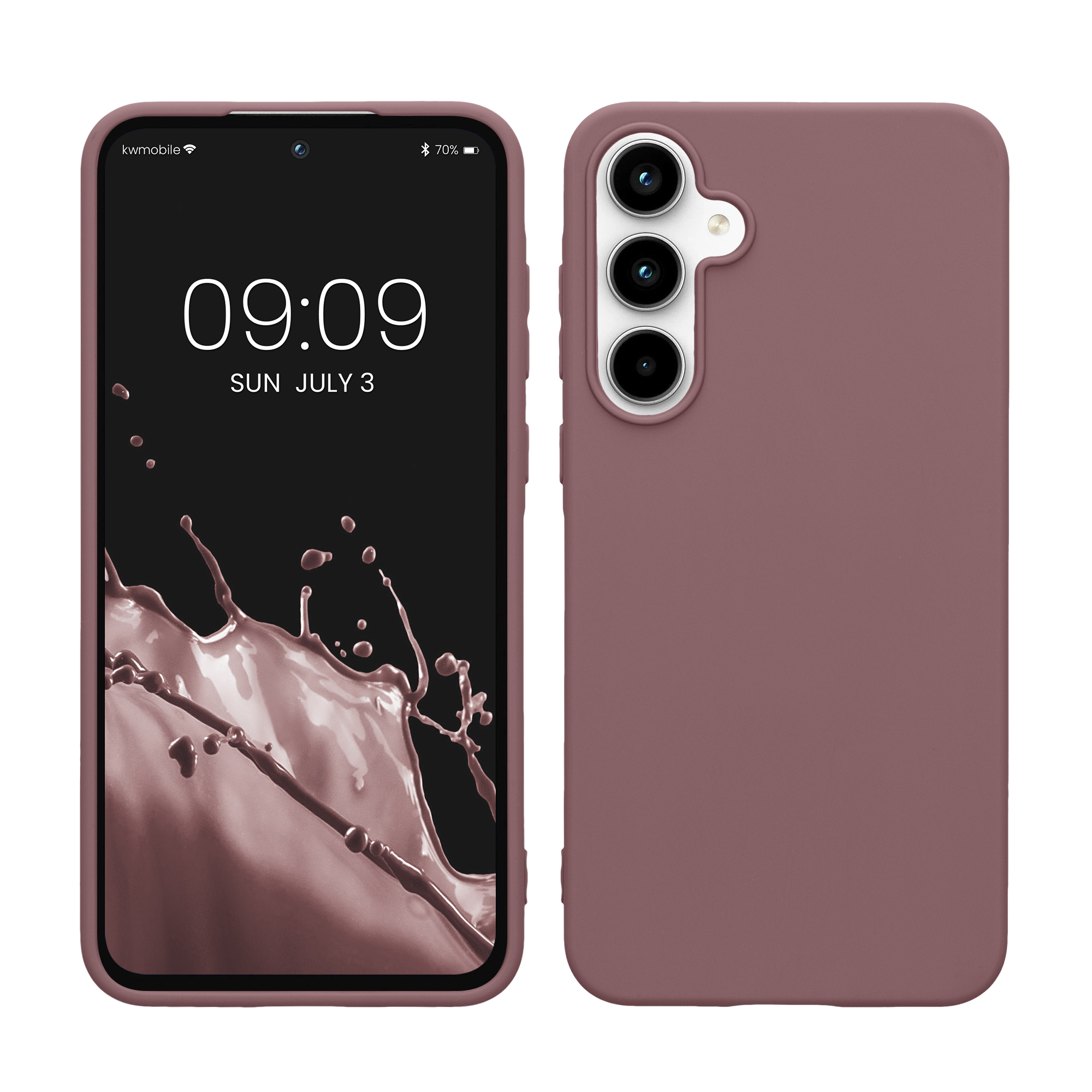 Kryt na mobil Samsung Galaxy A55 5G kwmobile TPU Hroznová fialová