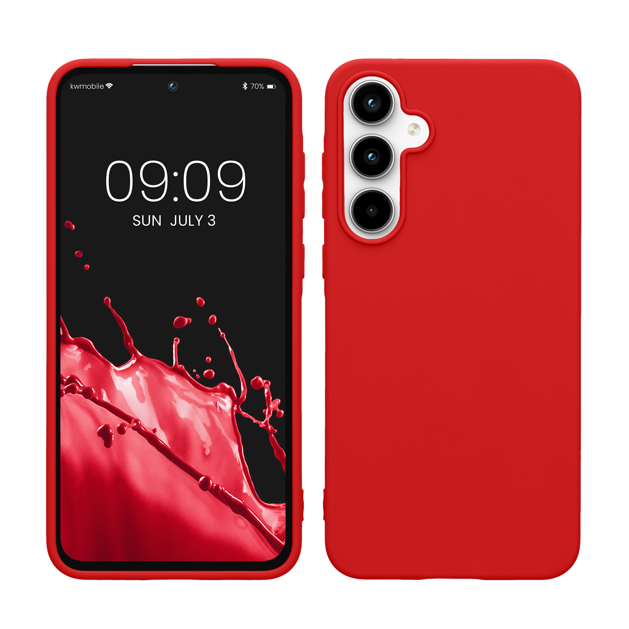 Kryt na mobil Samsung Galaxy A55 5G kwmobile TPU Klasická červená