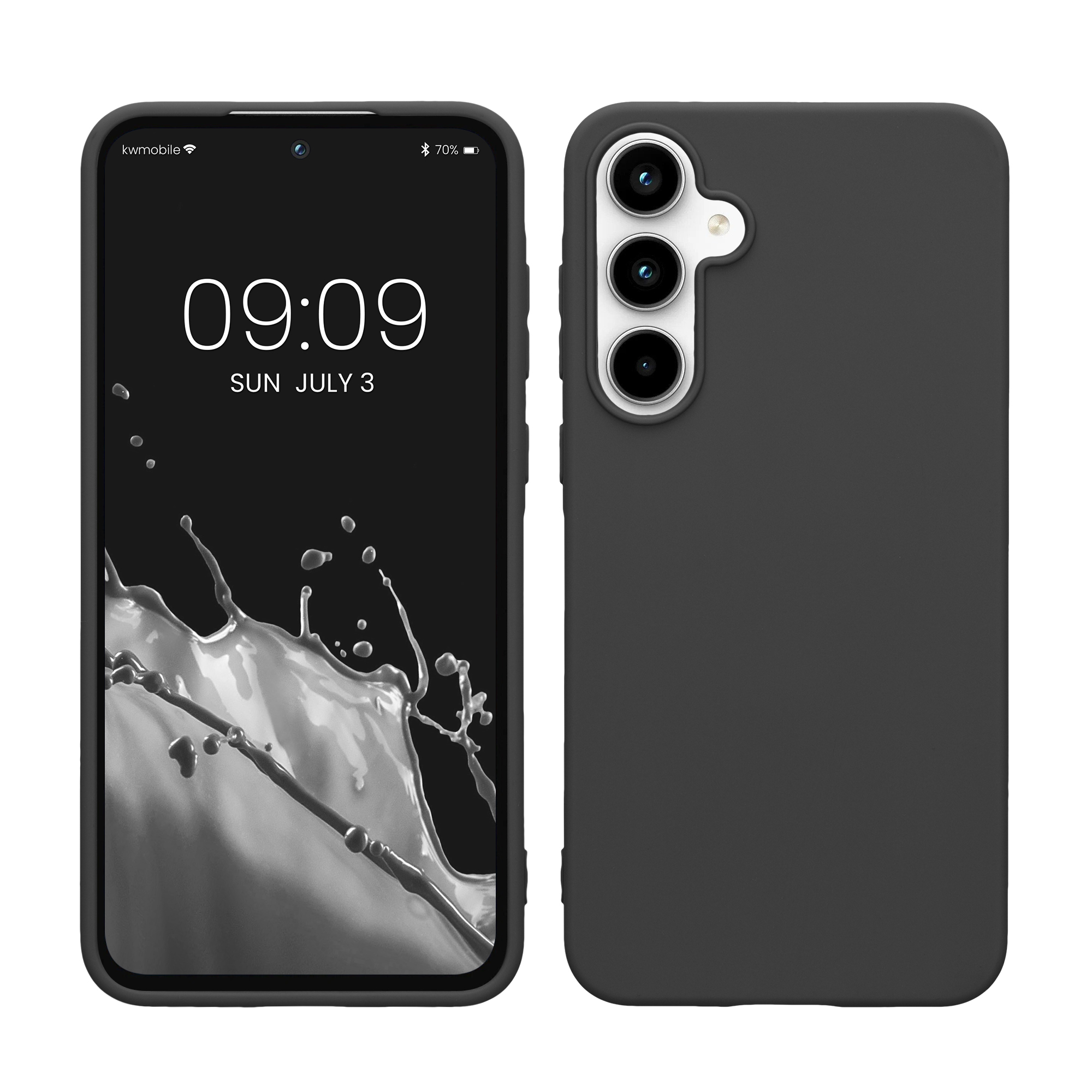 Pouzdro pro Samsung Galaxy A55 5G kwmobile TPU - tmavě šedá