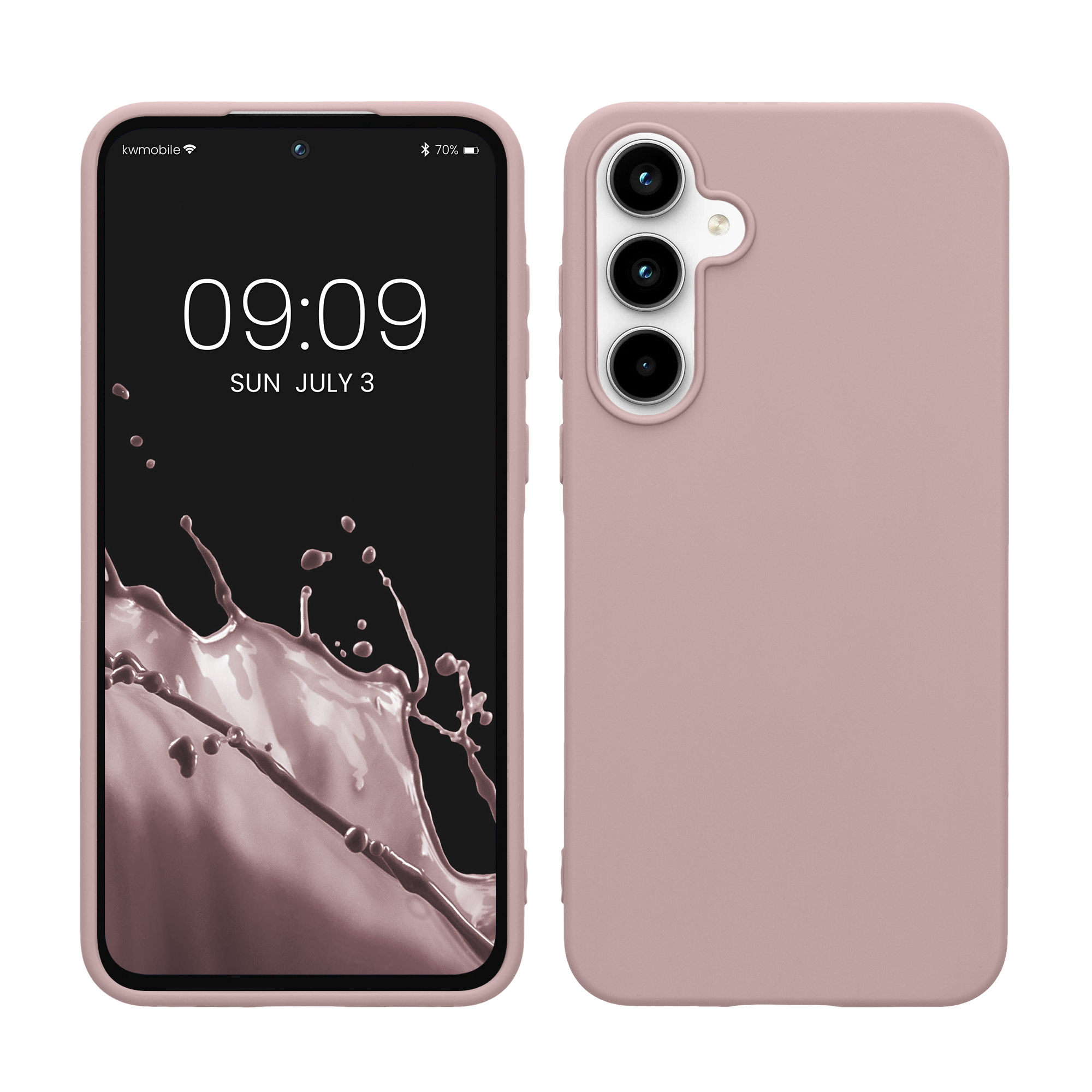 Pouzdro pro Samsung Galaxy A55 5G kwmobile TPU - světle lila