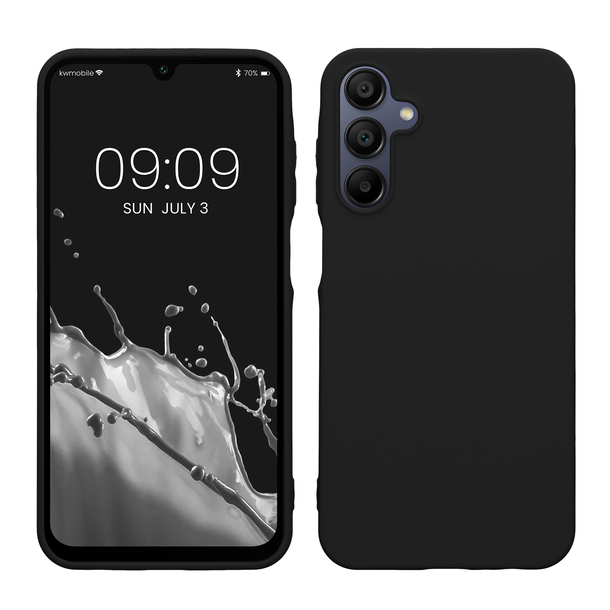 Kryt na mobil Samsung Galaxy A15 5G kwmobile TPU Černá
