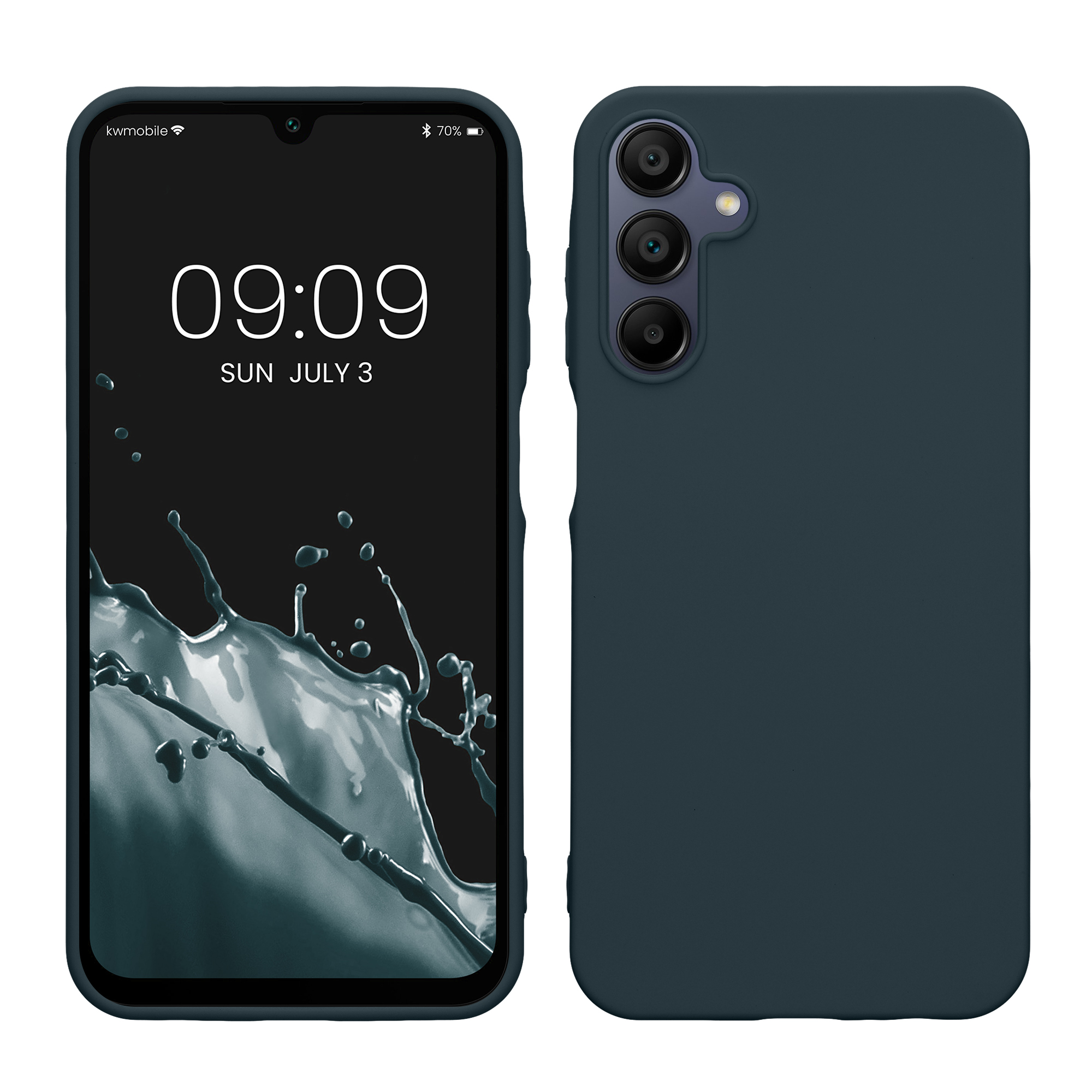 Kryt na mobil Samsung Galaxy A15 5G kwmobile TPU Tmavě břidlicová