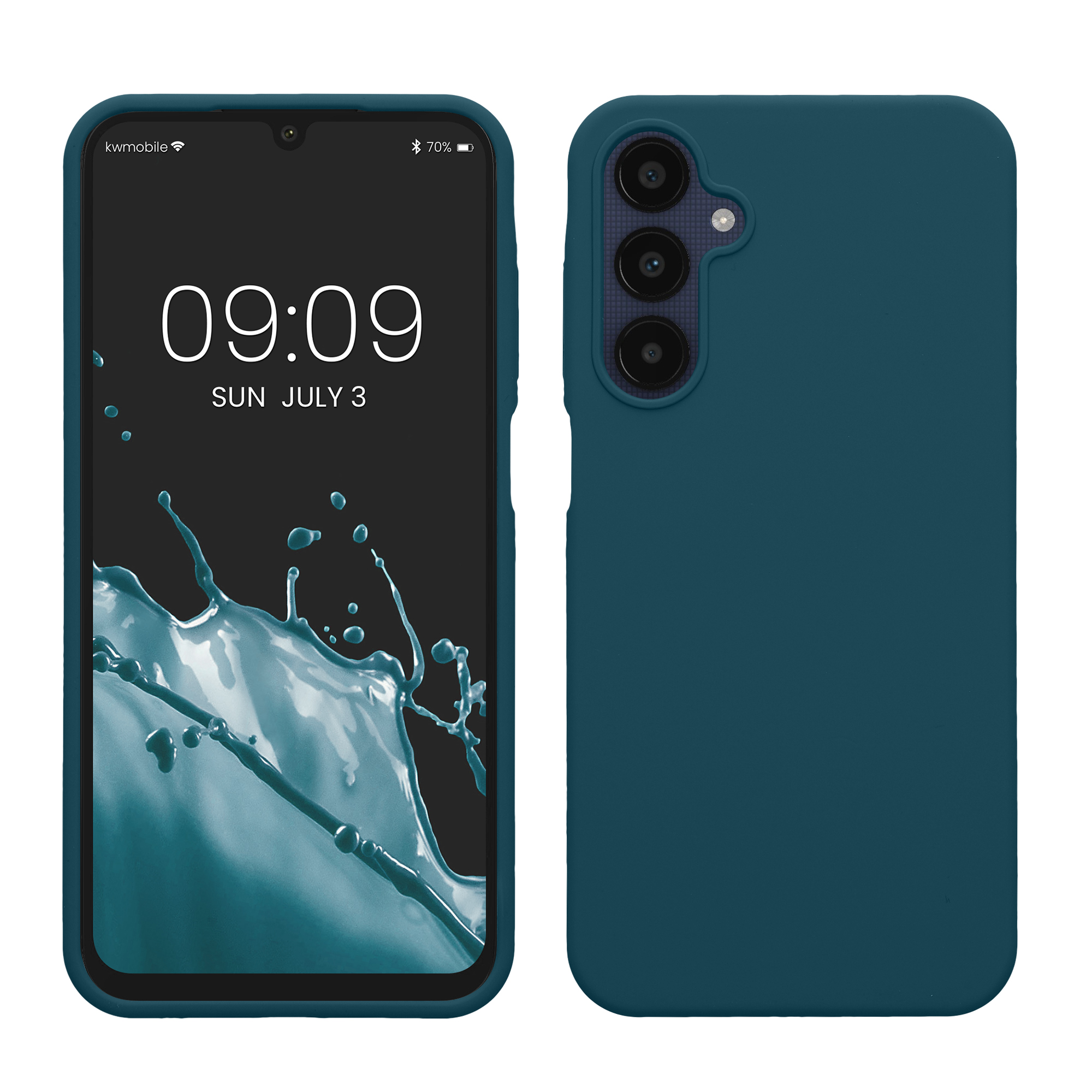Kryt na mobil Samsung Galaxy A25 kwmobile TPU Matná petrolejová