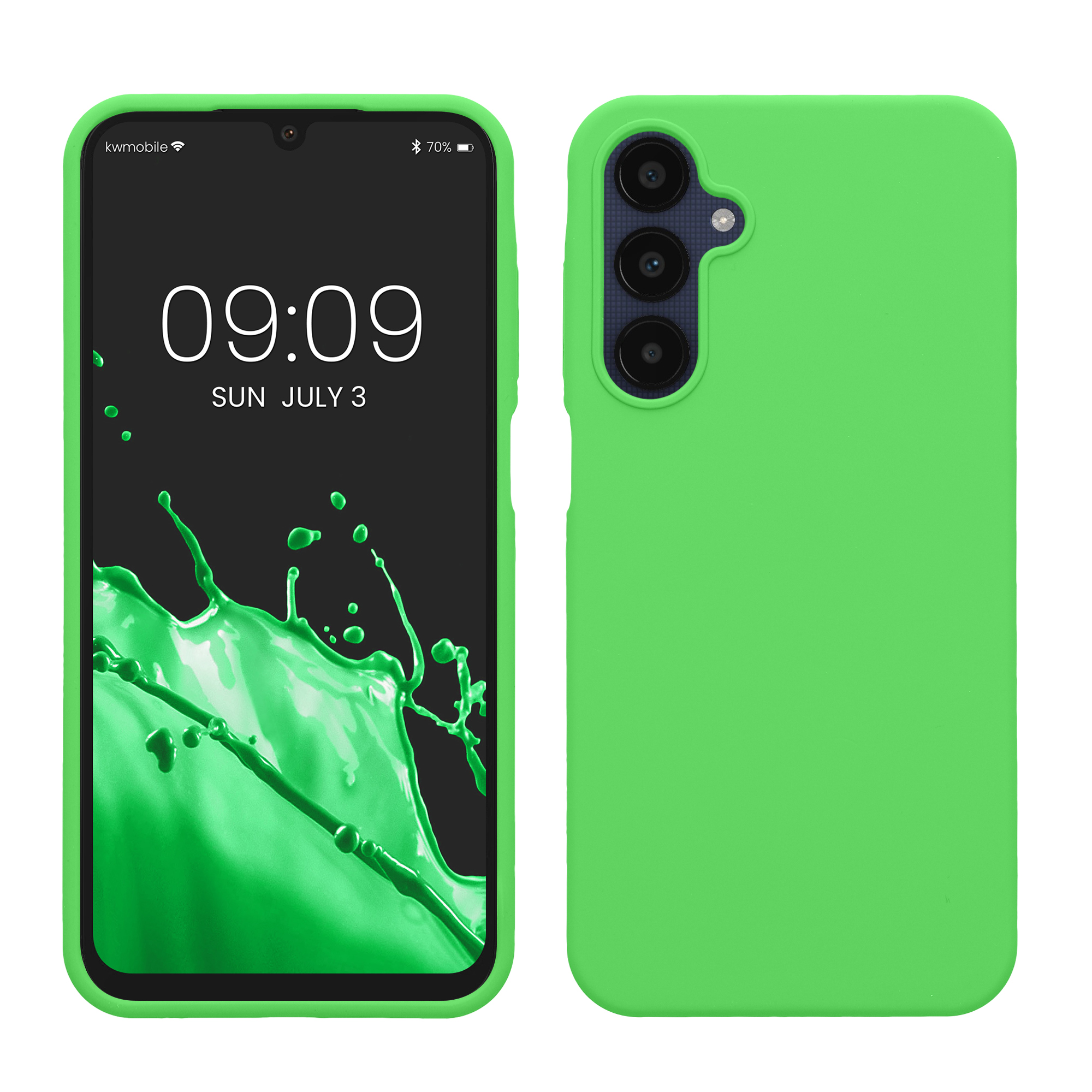 Kryt na mobil Samsung Galaxy A25 kwmobile TPU Limetková zelená