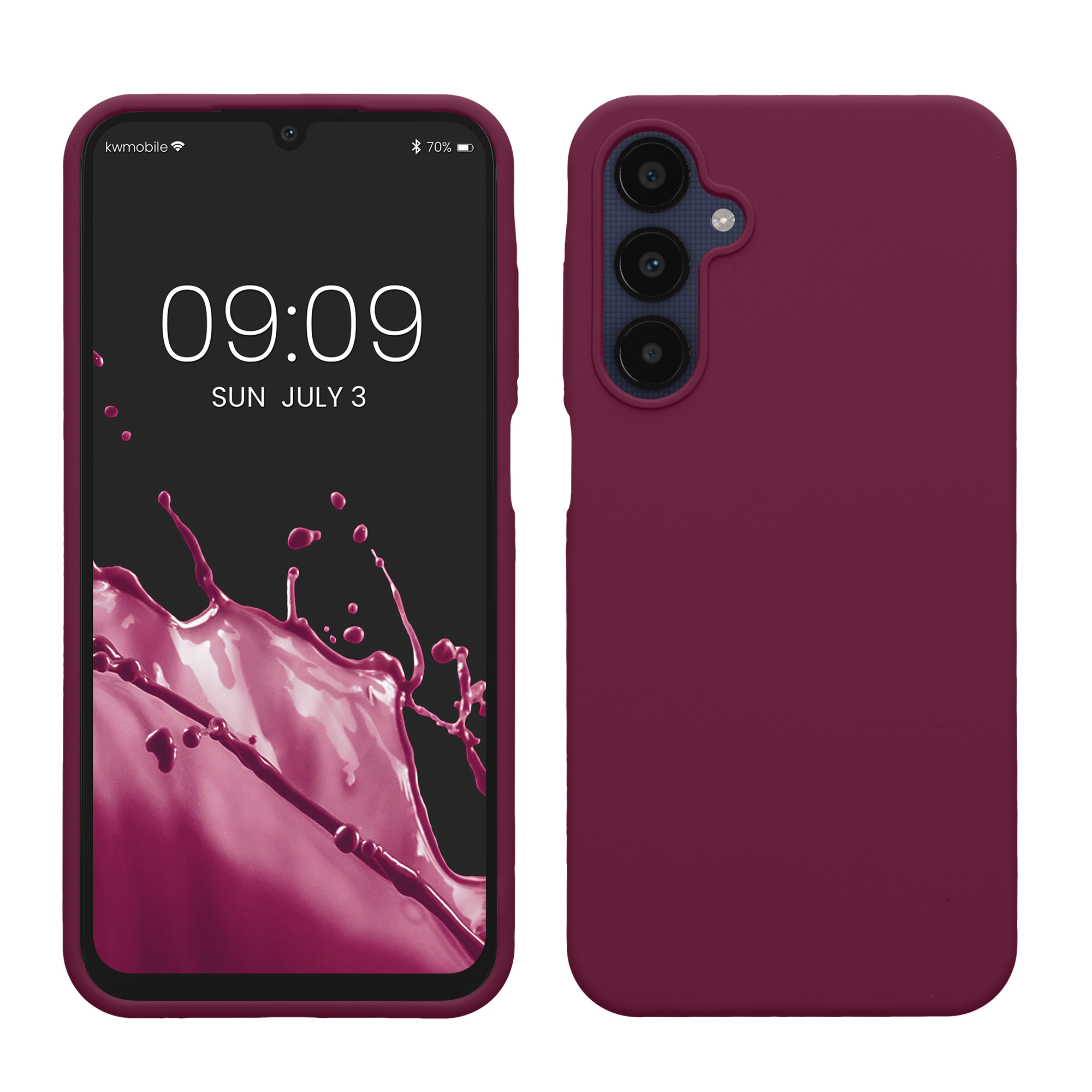 Kryt na mobil Samsung Galaxy A25 kwmobile TPU Bordeaux fialová