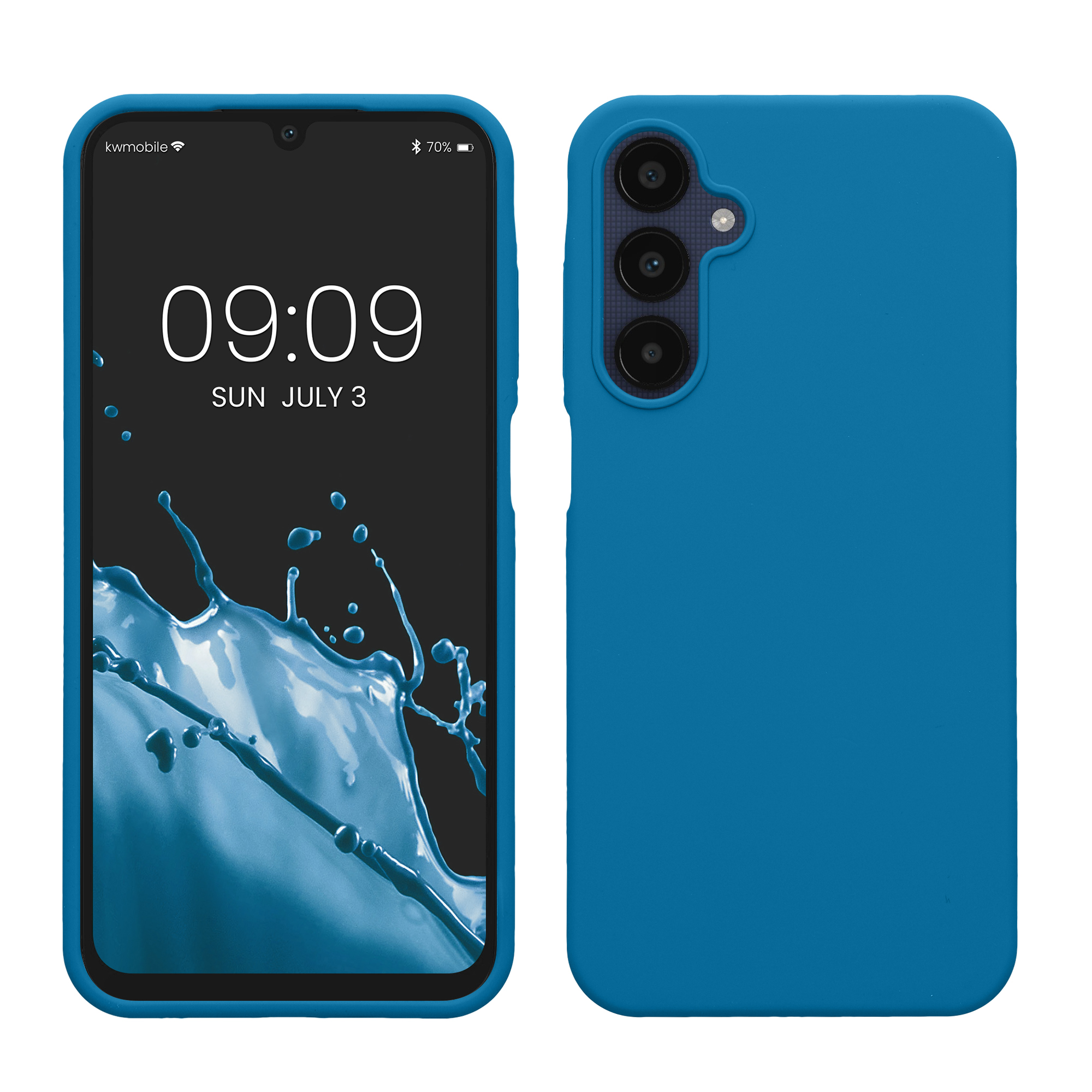 Kryt na mobil Samsung Galaxy A25 kwmobile TPU Karibská modrá