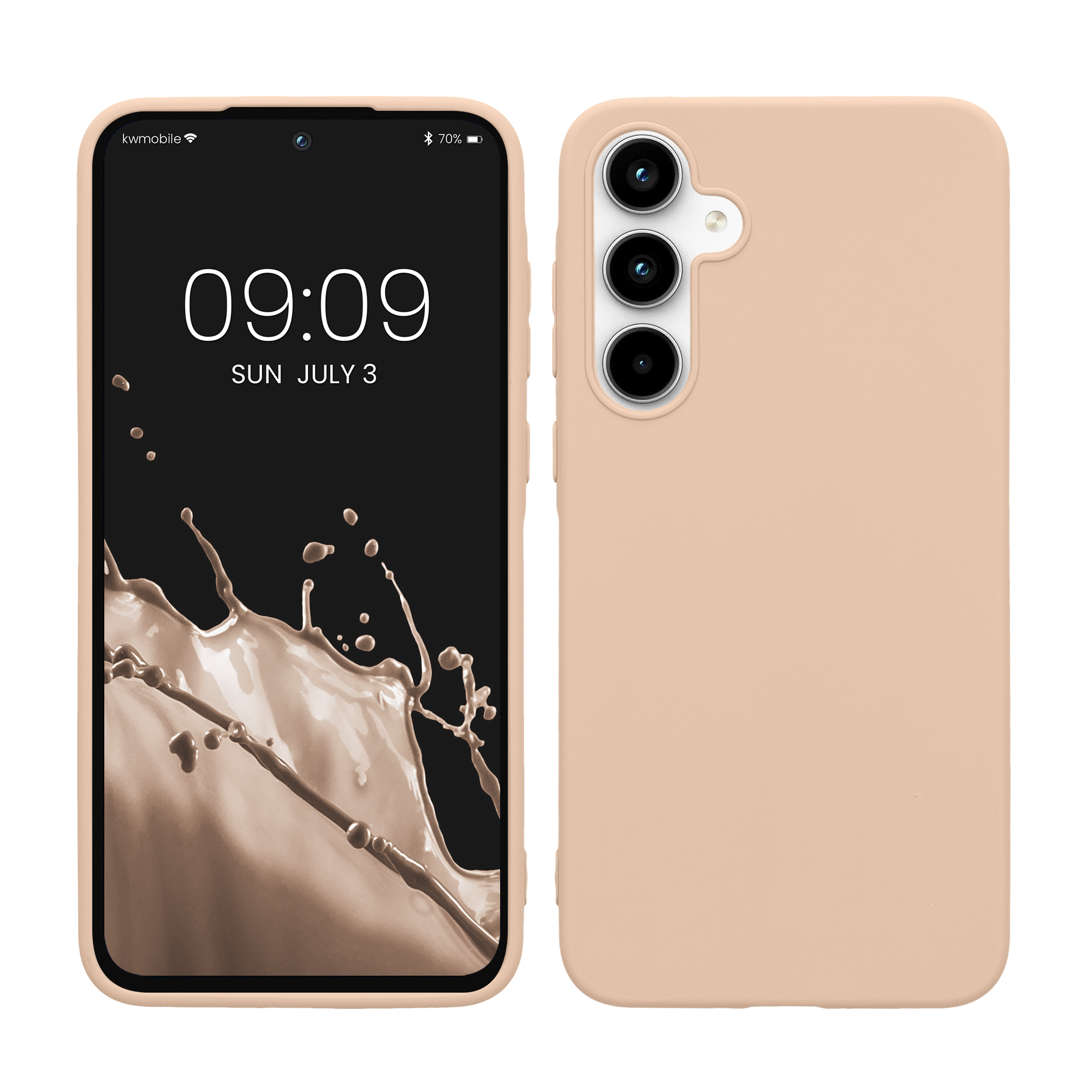 Pouzdro pro Samsung Galaxy A35 kwmobile TPU - kokosová
