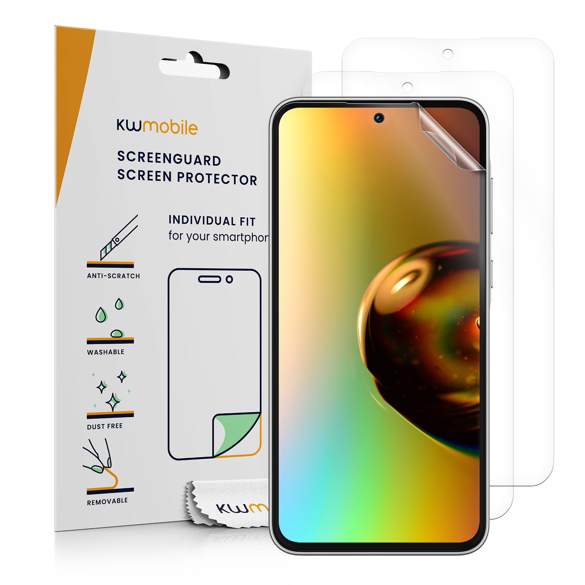 Ochranné fólie Samsung Galaxy A35 kwmobile 3 ks