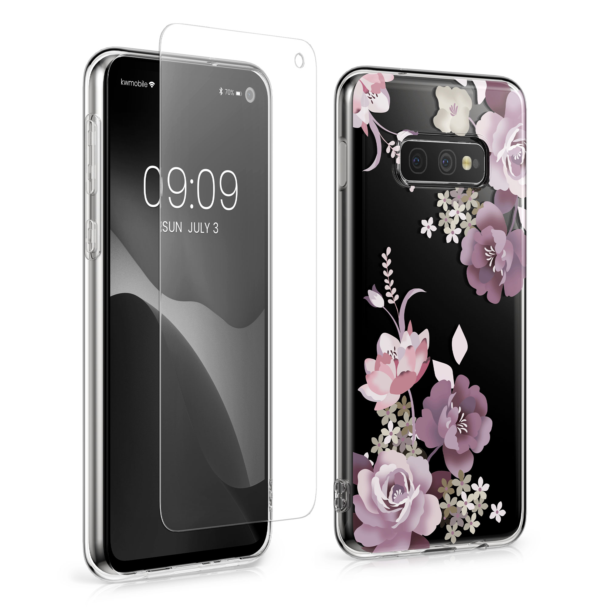 Čirý kryt na mobil Samsung Galaxy S10e kwmobile transparentní