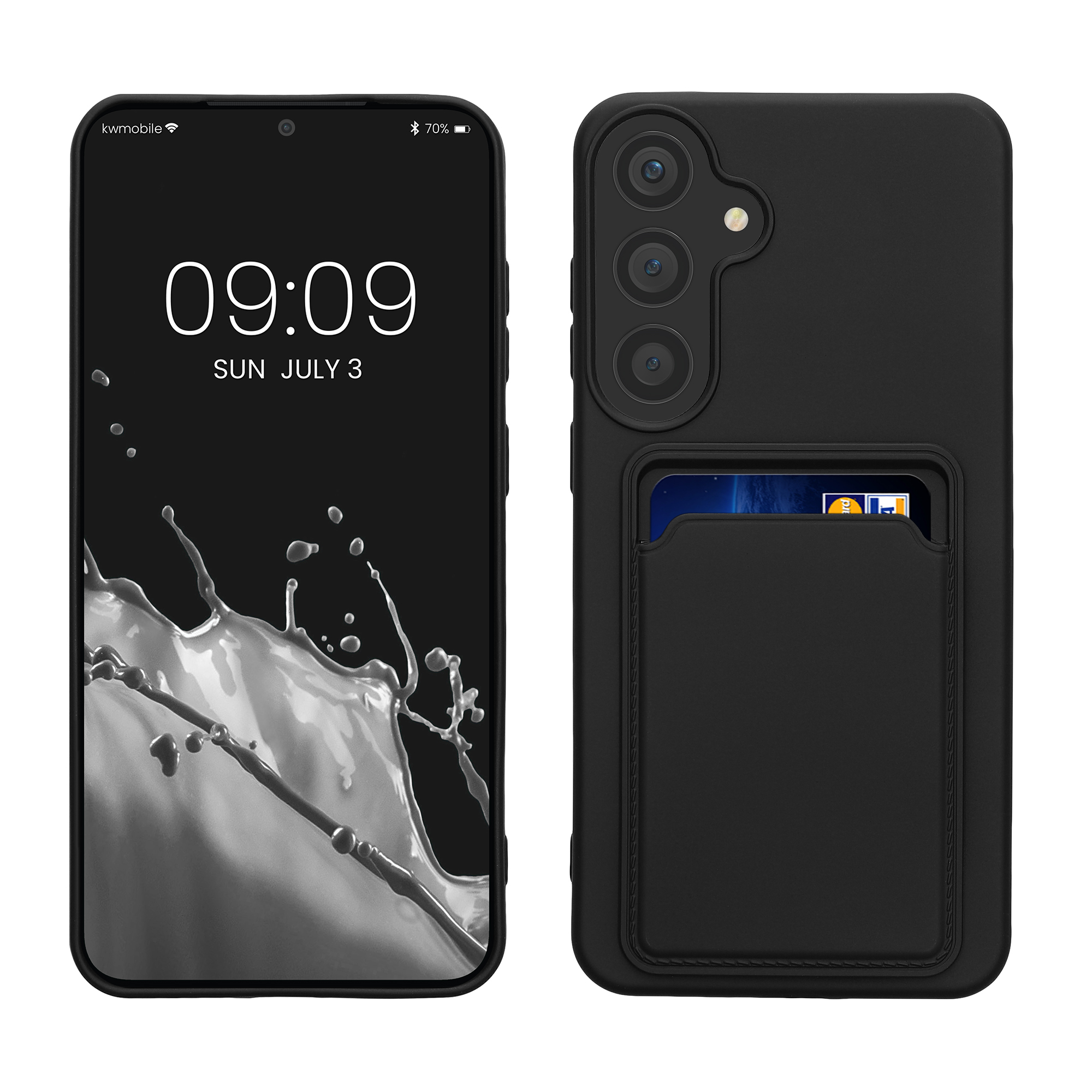 Kryt se stojánkem Samsung Galaxy S24 Plus kwmobile černá