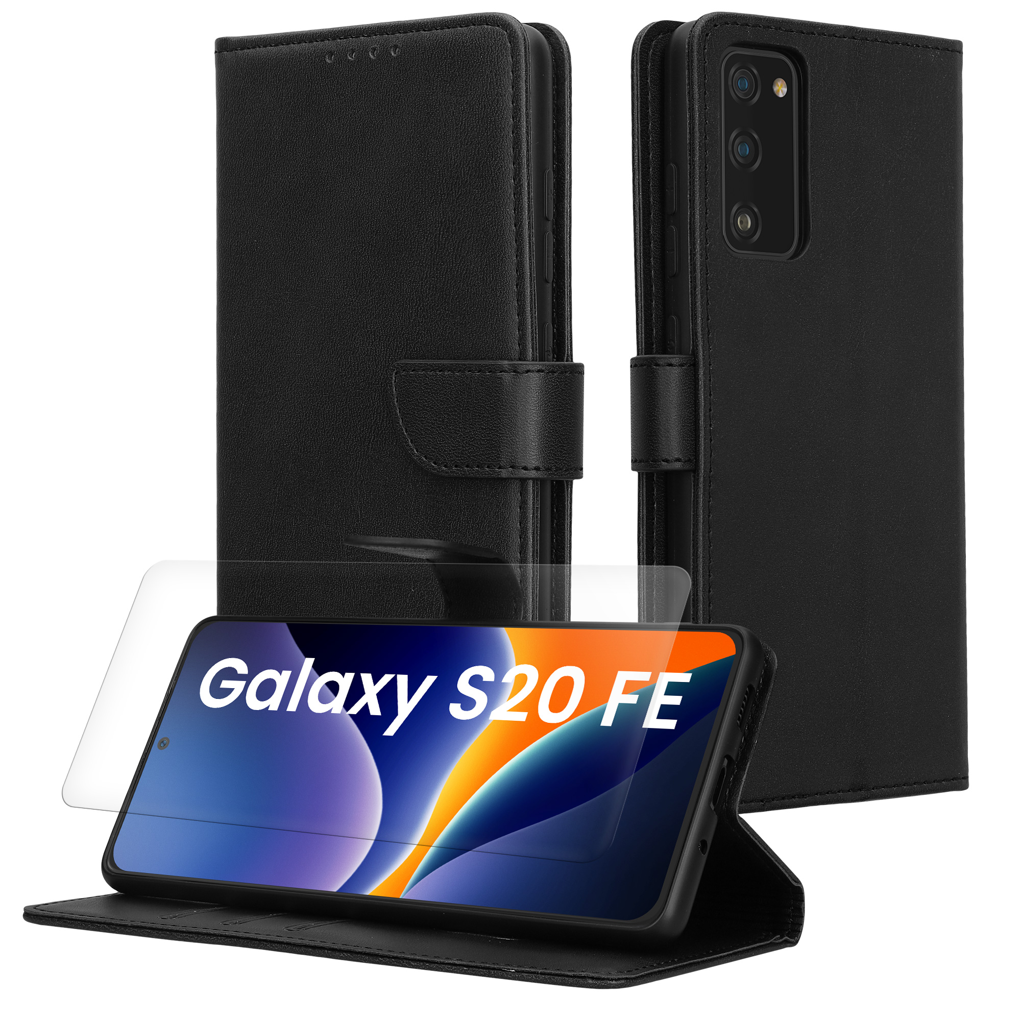 Peněženkové pouzdro na mobil Samsung Galaxy S20 FE kwmobile černé
