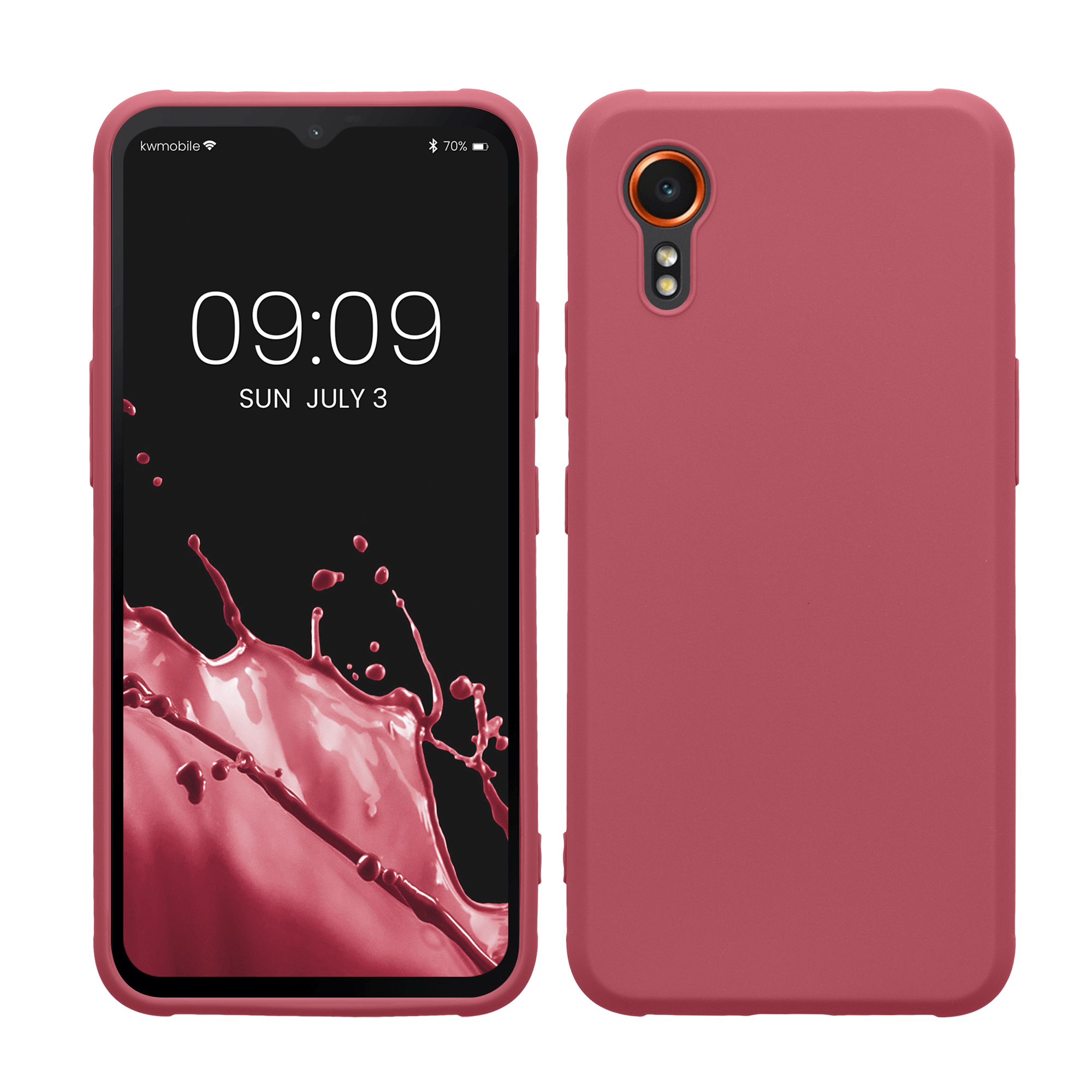 Kryt kwmobile pro Samsung Galaxy Xcover7 - tmavě růžová