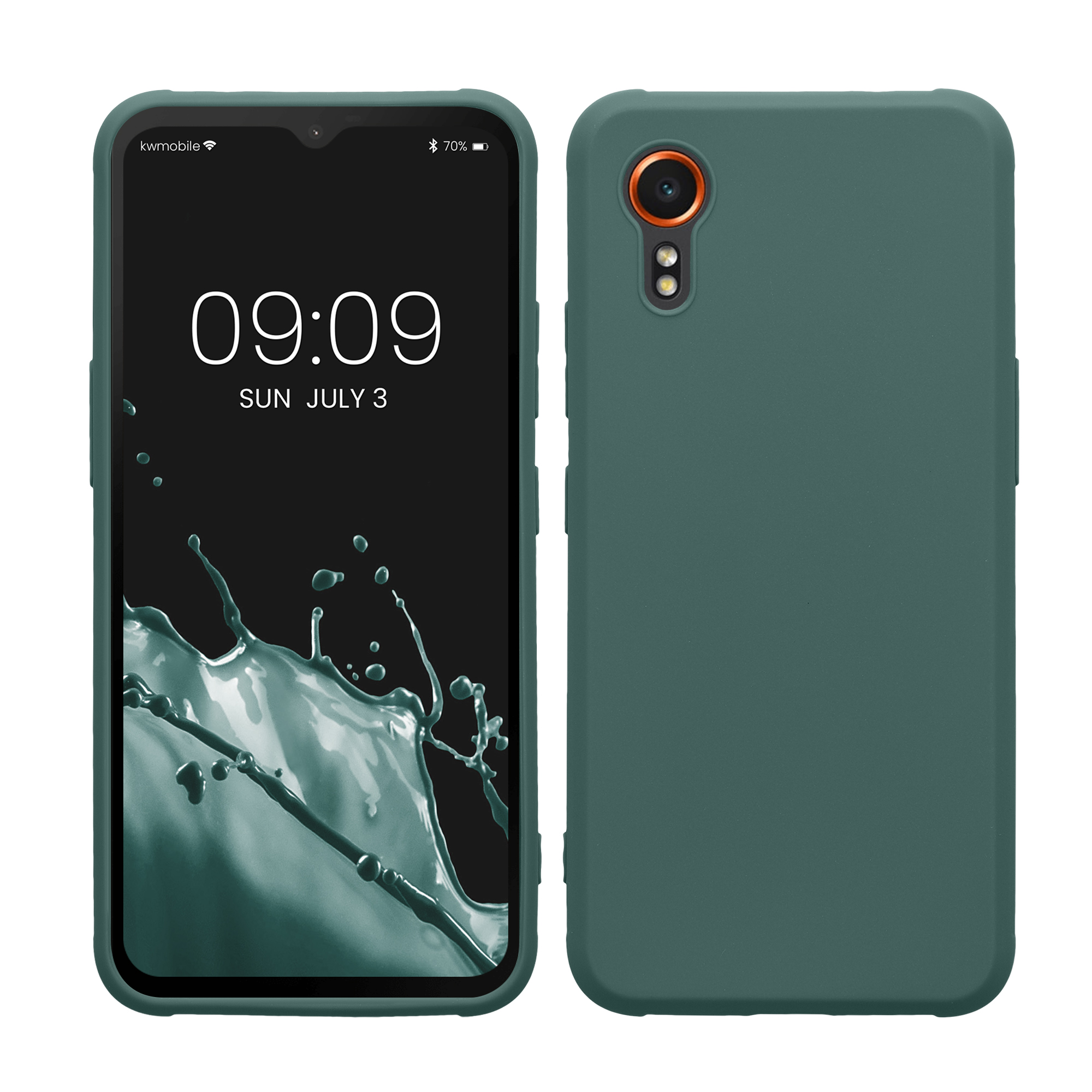 Kryt kwmobile pro Samsung Galaxy Xcover7 - modrozelená