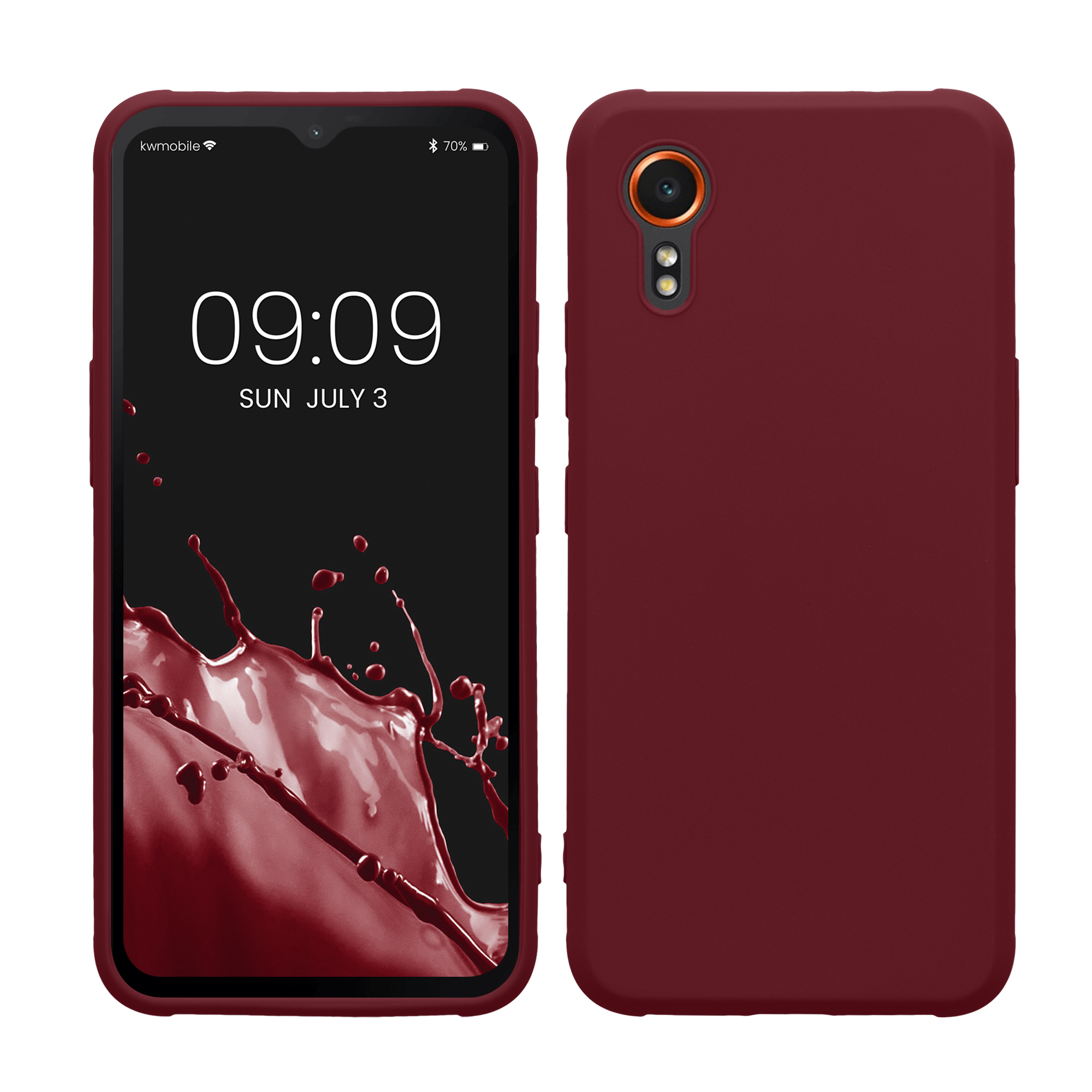 Kryt na mobil Samsung Galaxy Xcover7, nárazuvzdorný - kwmobile, vínově fialový
