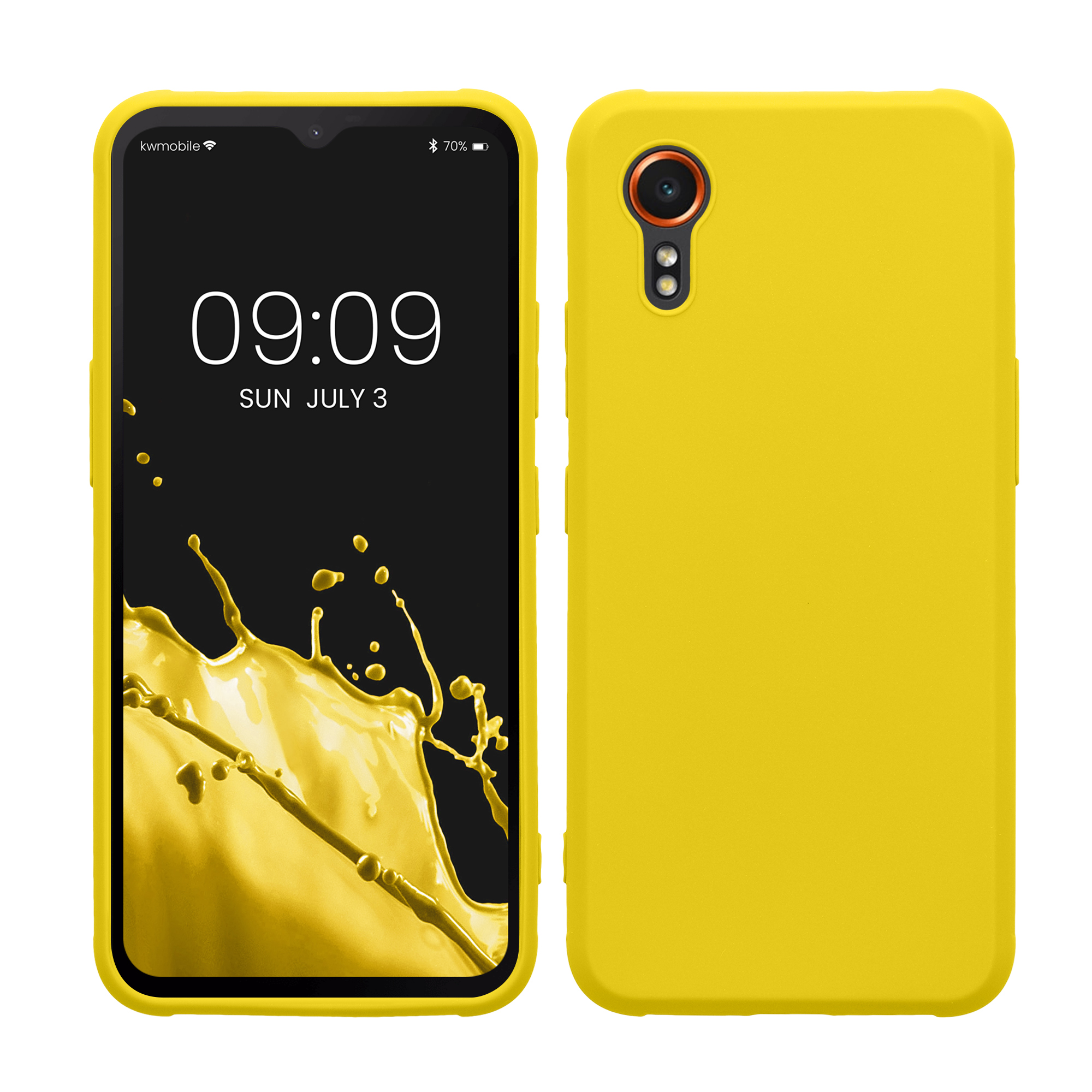 Pouzdro pro Samsung Galaxy Xcover7 kwmobile TPU - zářivě žlutá