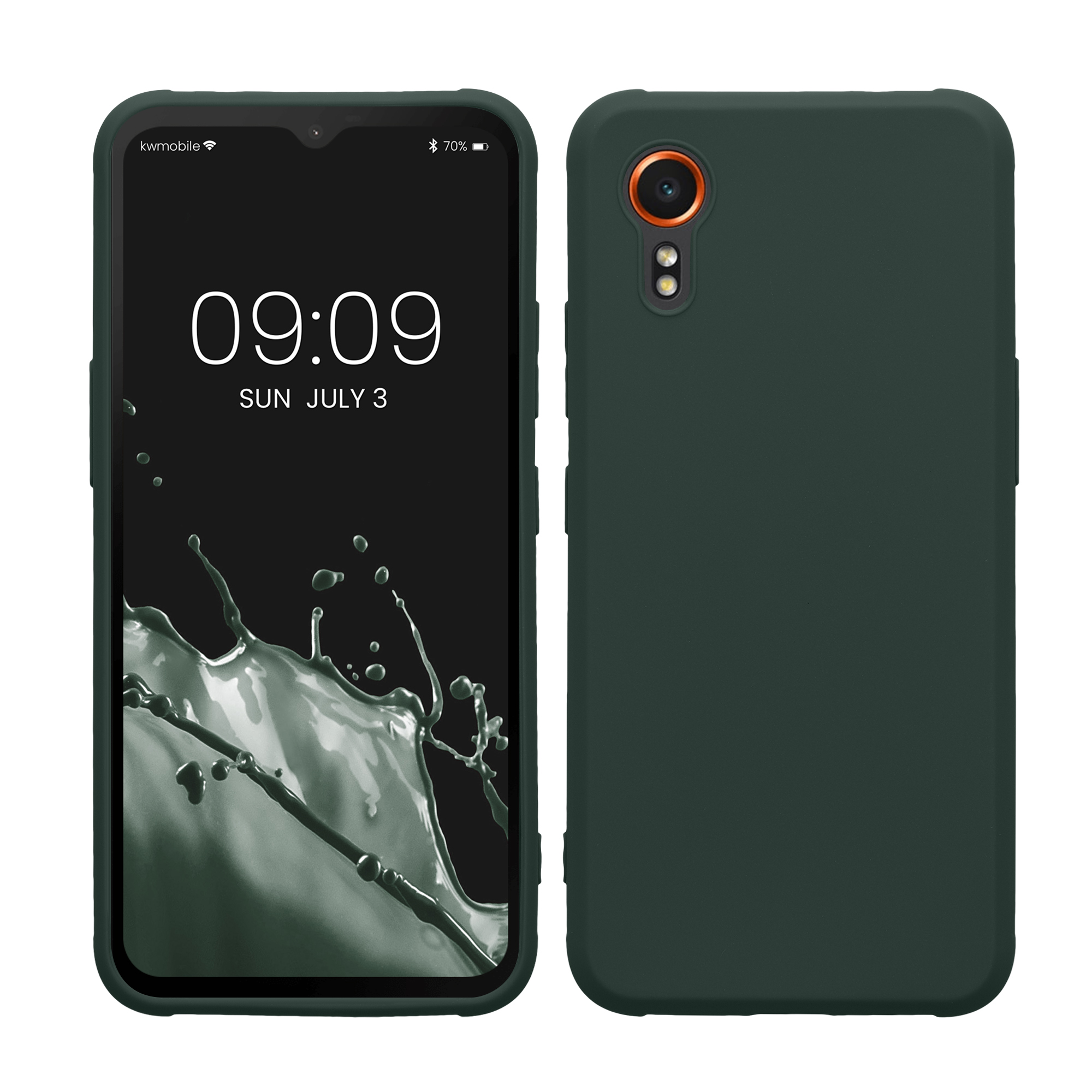Pouzdro pro Samsung Galaxy Xcover7 kwmobile TPU - mechově zelená