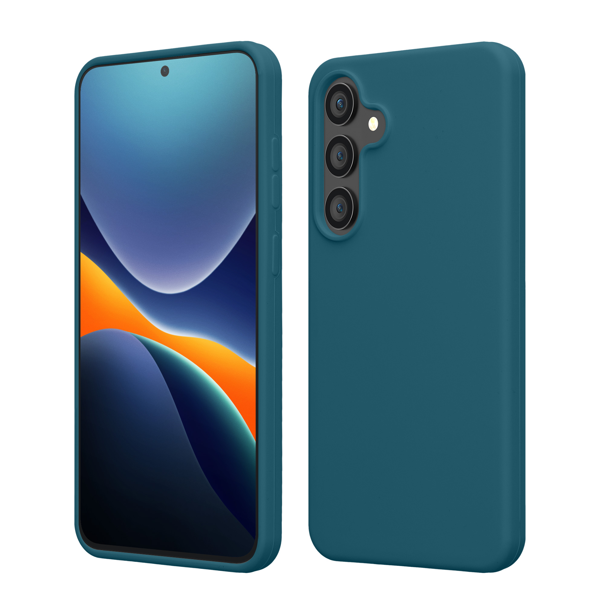 Kryt na mobil Samsung Galaxy S24 FE kwmobile matná petrolejová Teal Matte