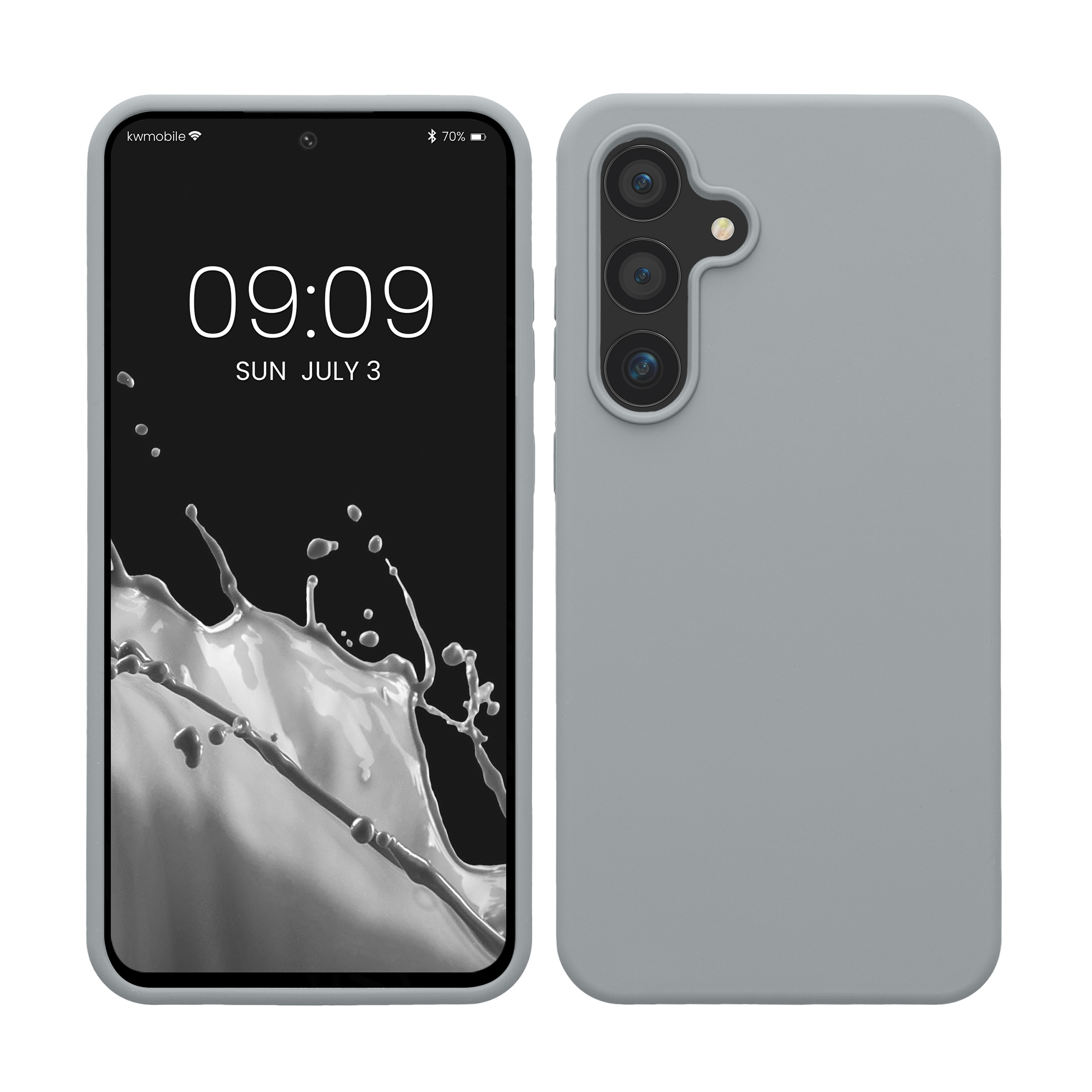 Kryt na mobil Samsung Galaxy S24 FE kwmobile šedá