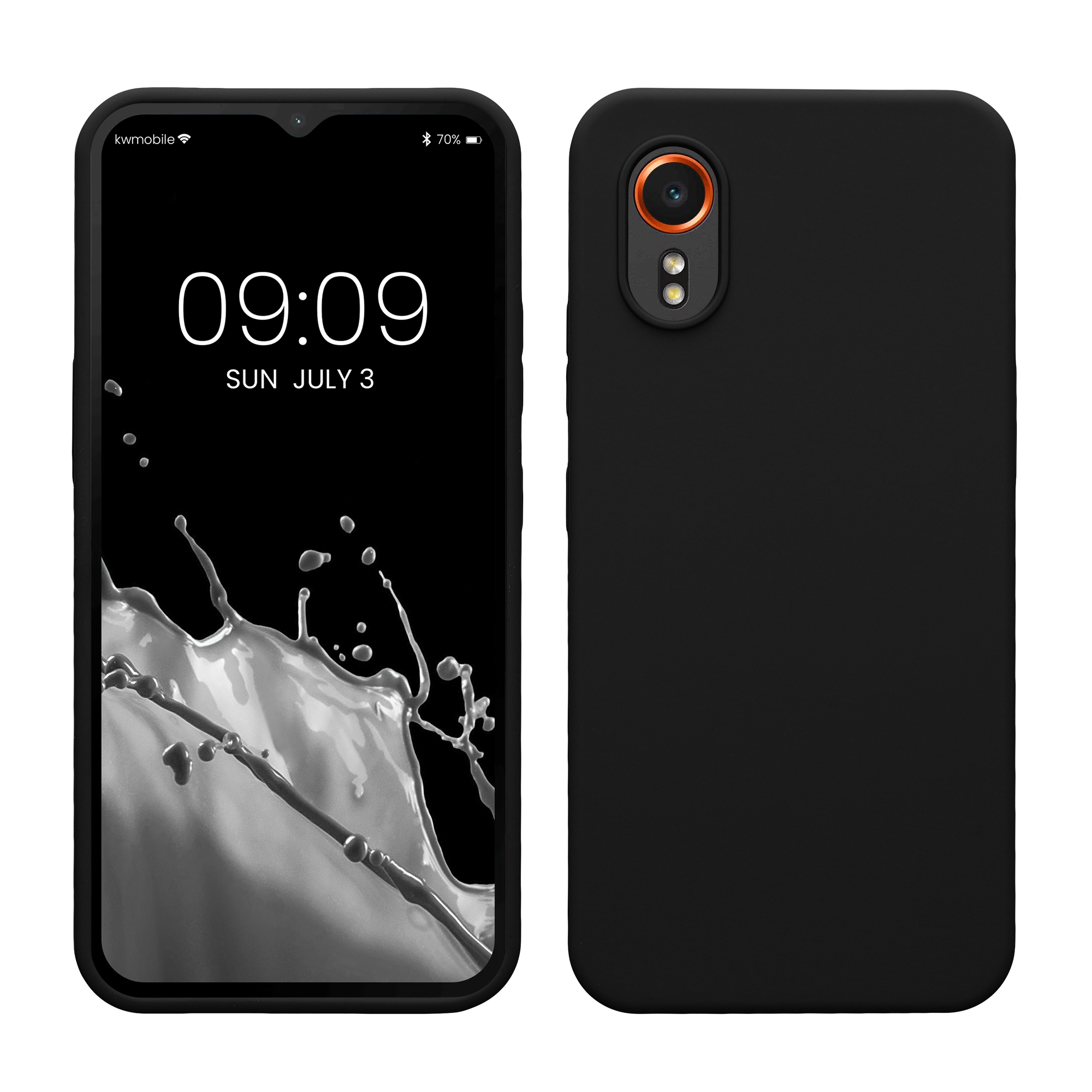 Pouzdro pro Samsung Galaxy Xcover7 kwmobile silikonové - černá