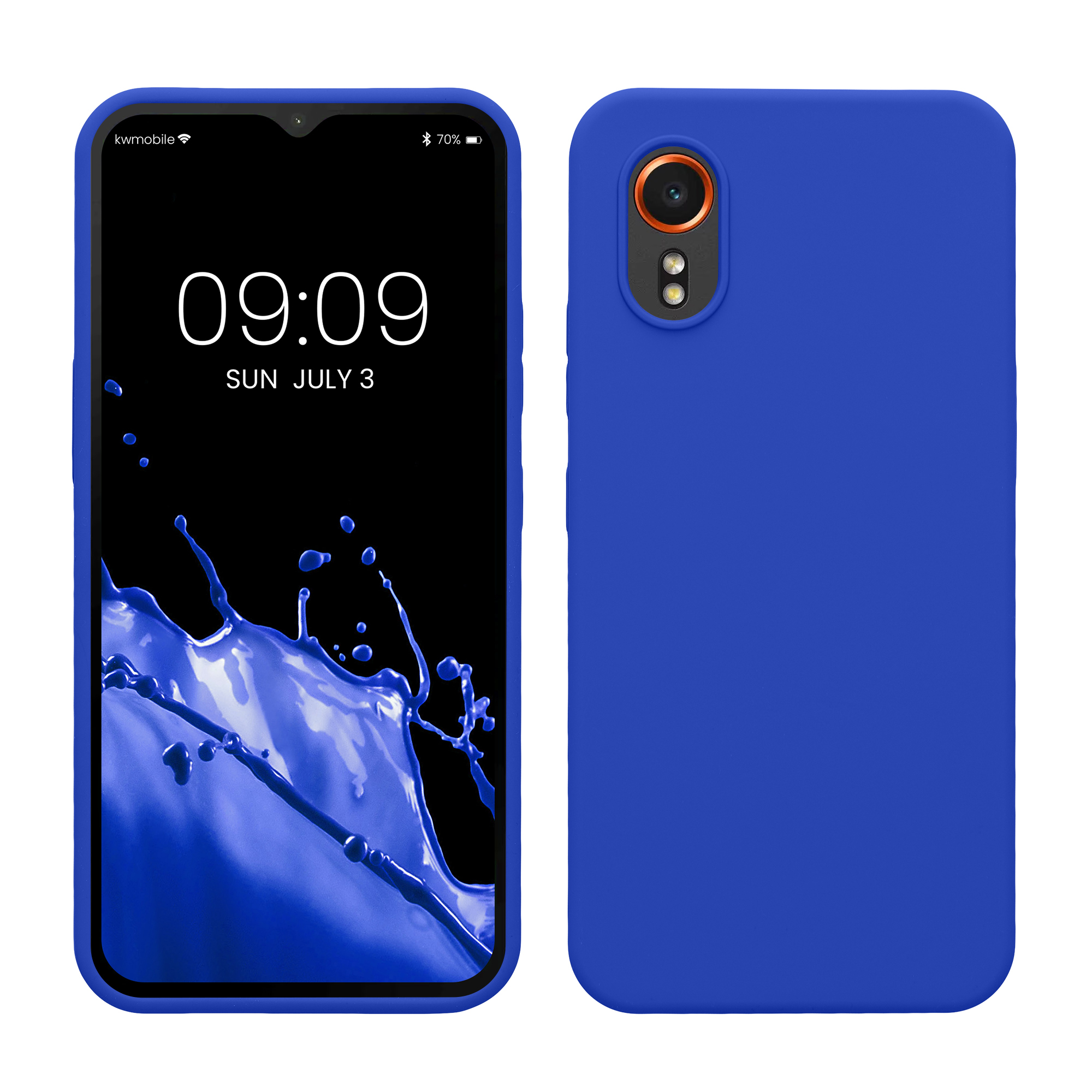 Pouzdro pro Samsung Galaxy Xcover7 kwmobile silikonové - baltská modrá
