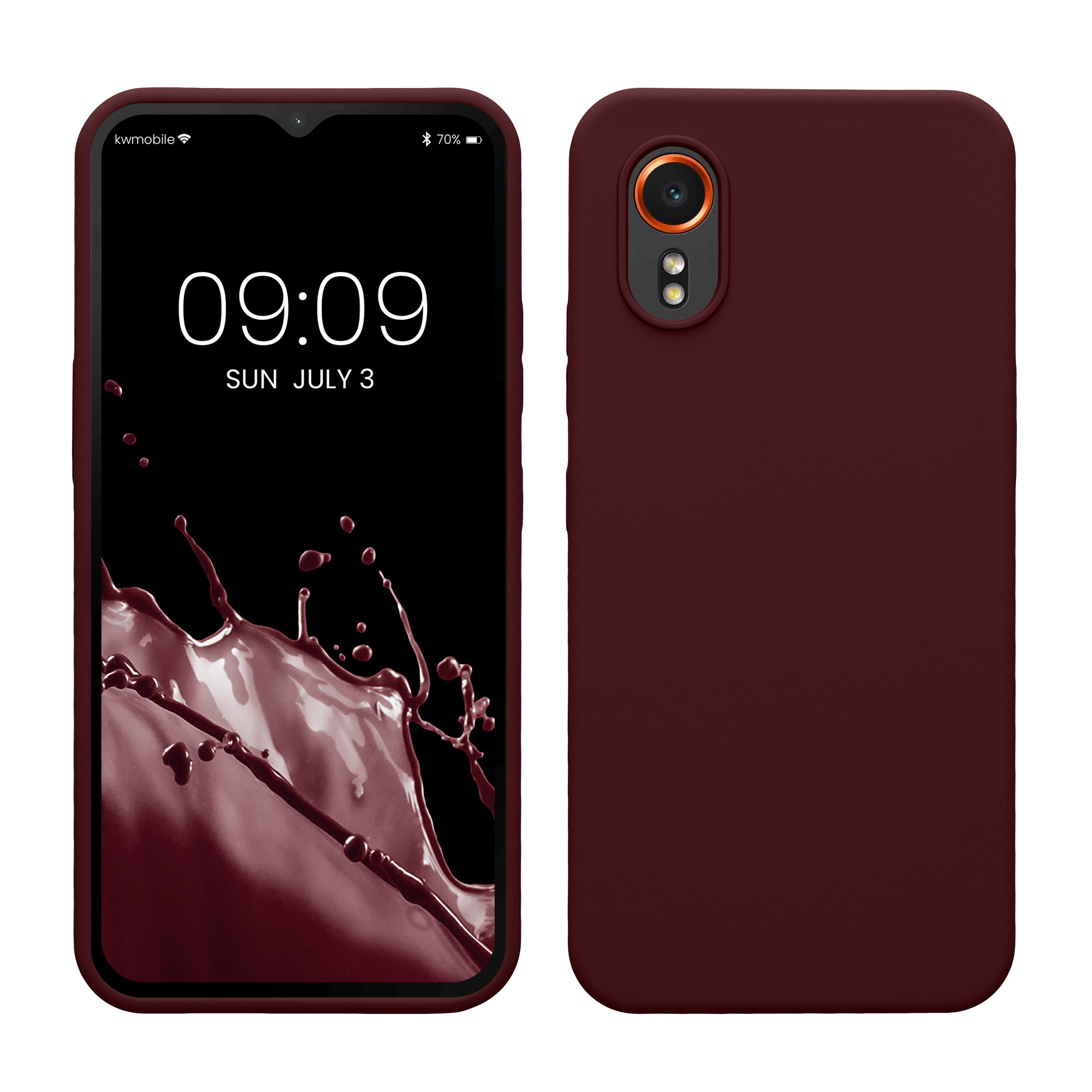 Pouzdro pro Samsung Galaxy Xcover7 kwmobile silikonové - vínově fialová