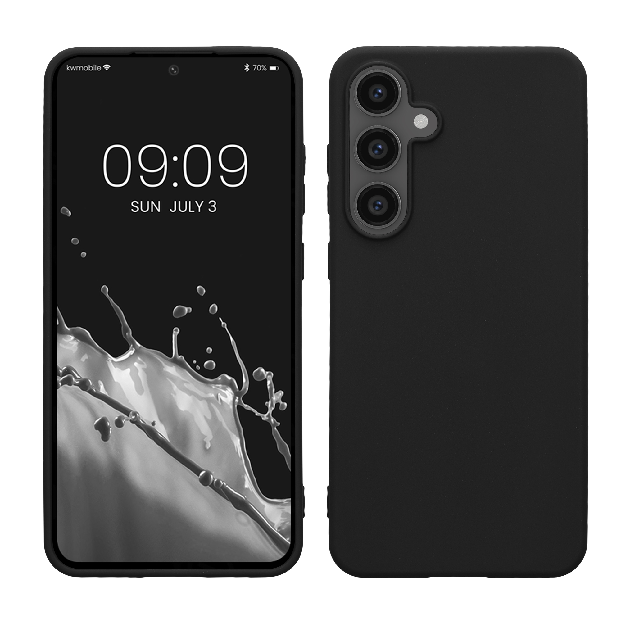Kryt na mobil Samsung Galaxy S24 FE kwmobile černá