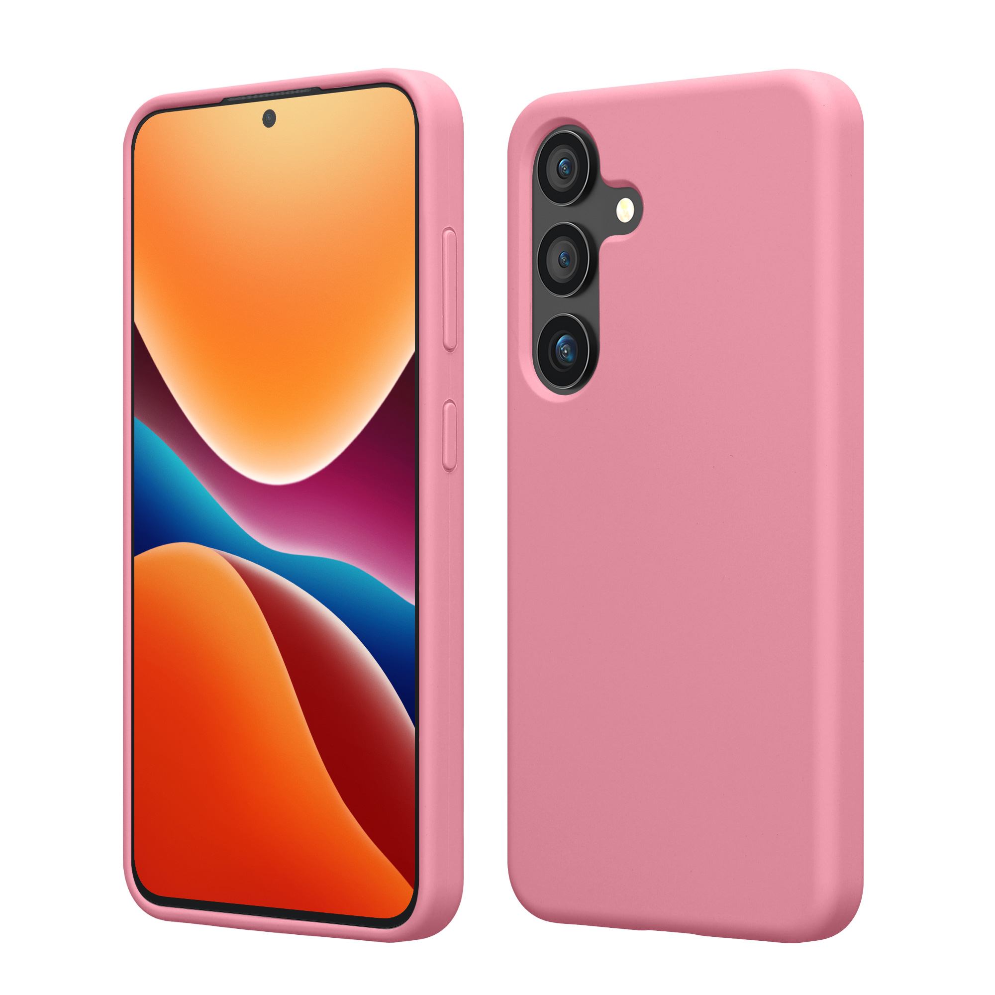 Kryt na mobil Samsung Galaxy S25 kwmobile tmavě růžová Dark Rose