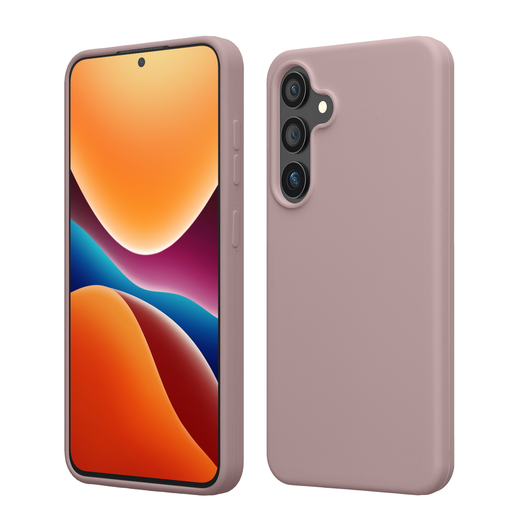 Kryt na mobil Samsung Galaxy S25 kwmobile jemně fialová Nude Lilac