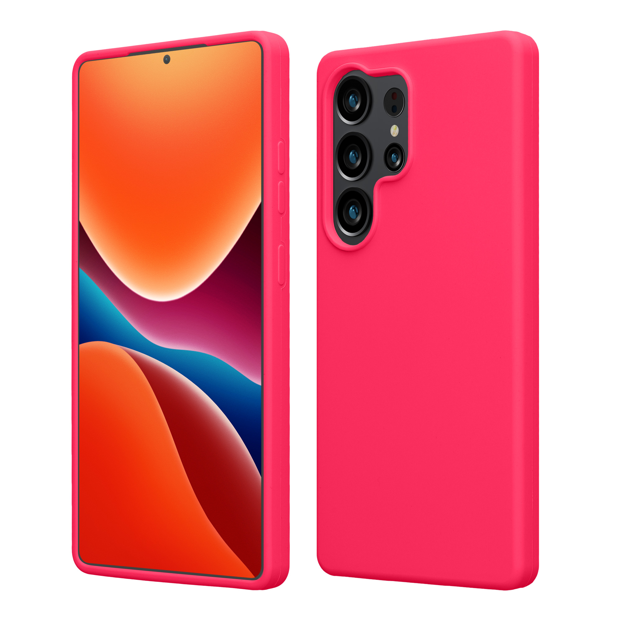 Kryt na mobil Samsung Galaxy S25 Ultra kwmobile neonově růžová